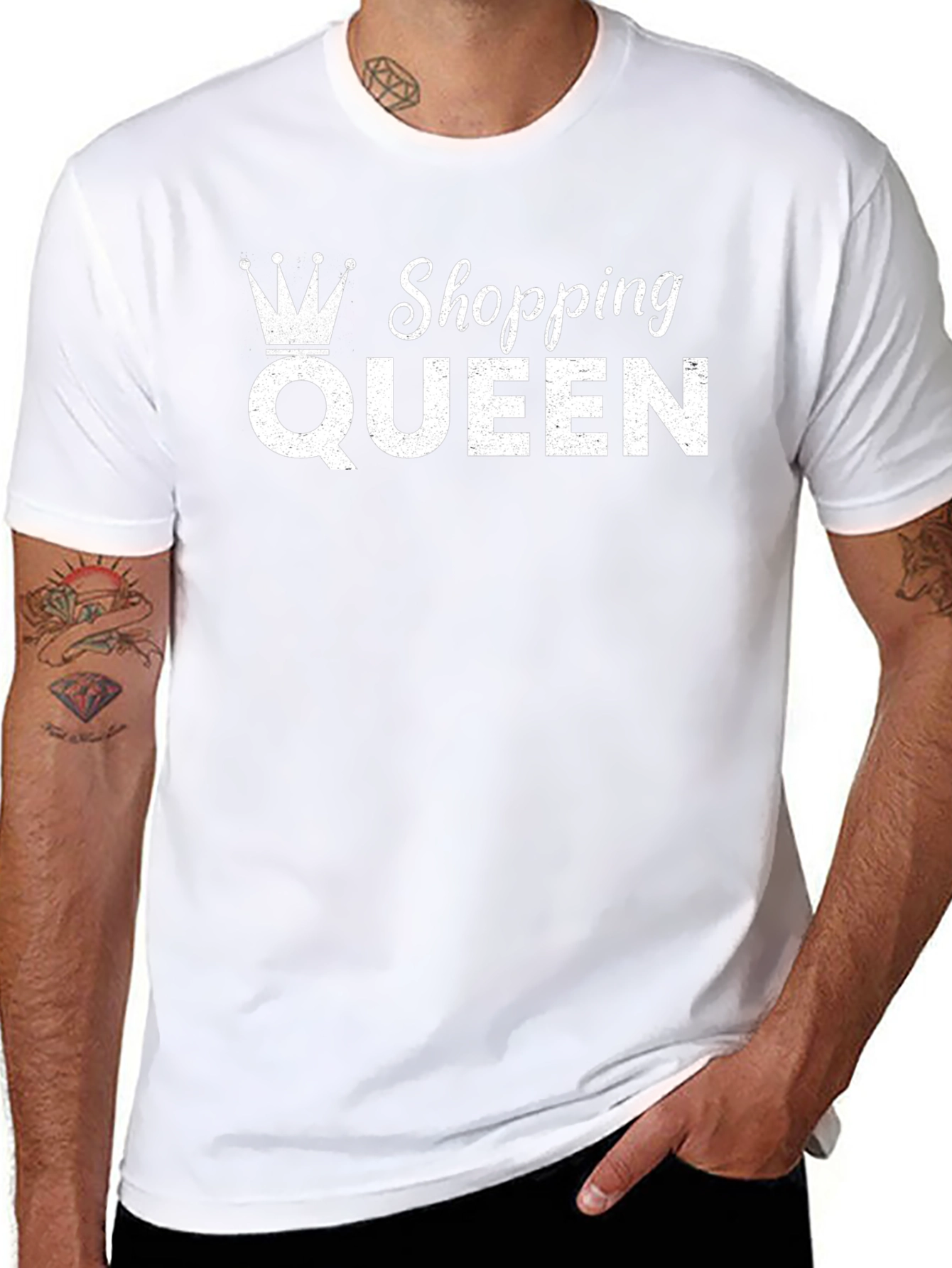 Shopping Queen T-Shirt - Stylish Graphic Tee