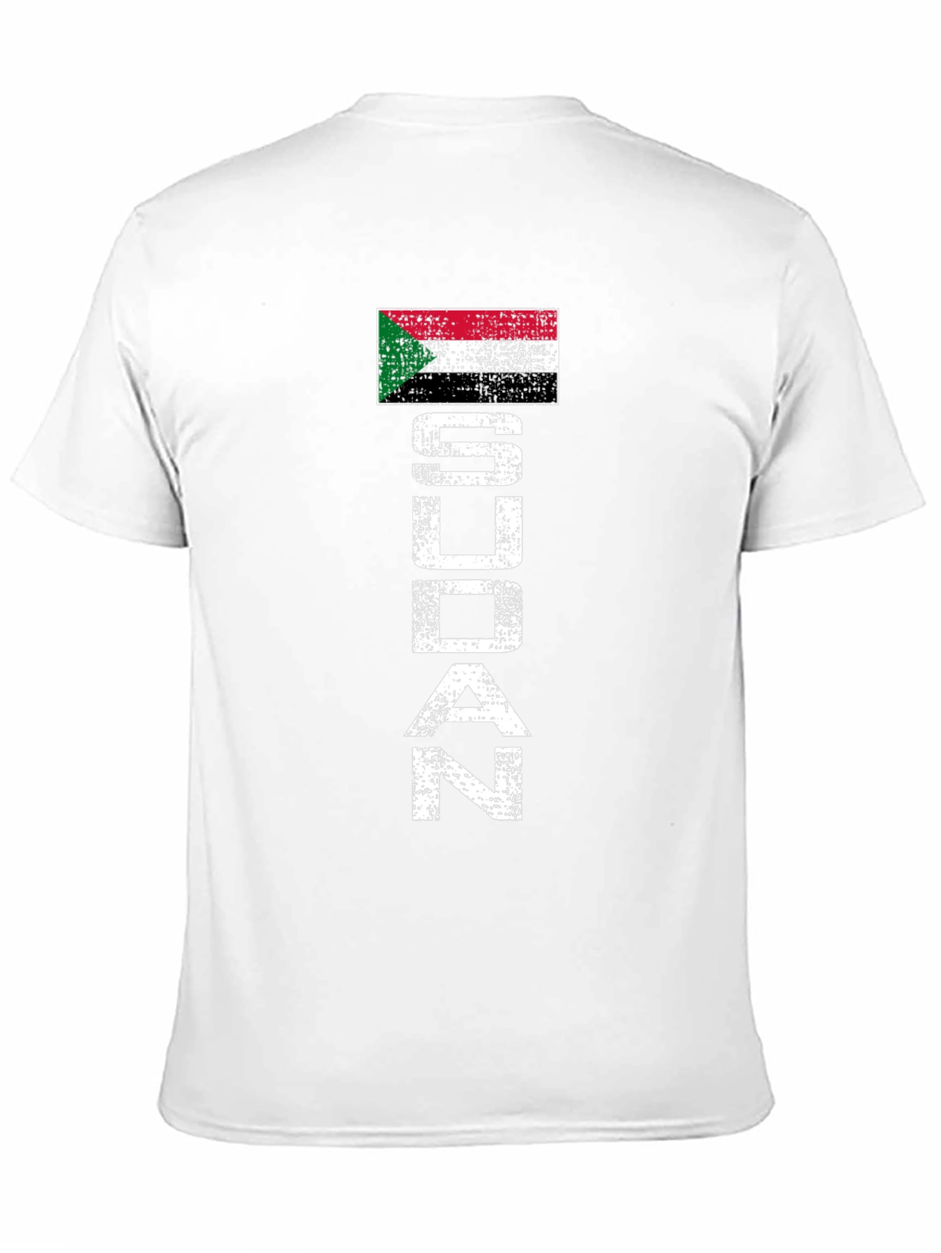 Sudan Flag Distressed T-Shirt