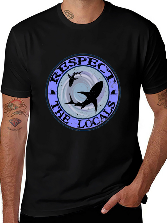 Respect the Locals Shark Graphic Tee
