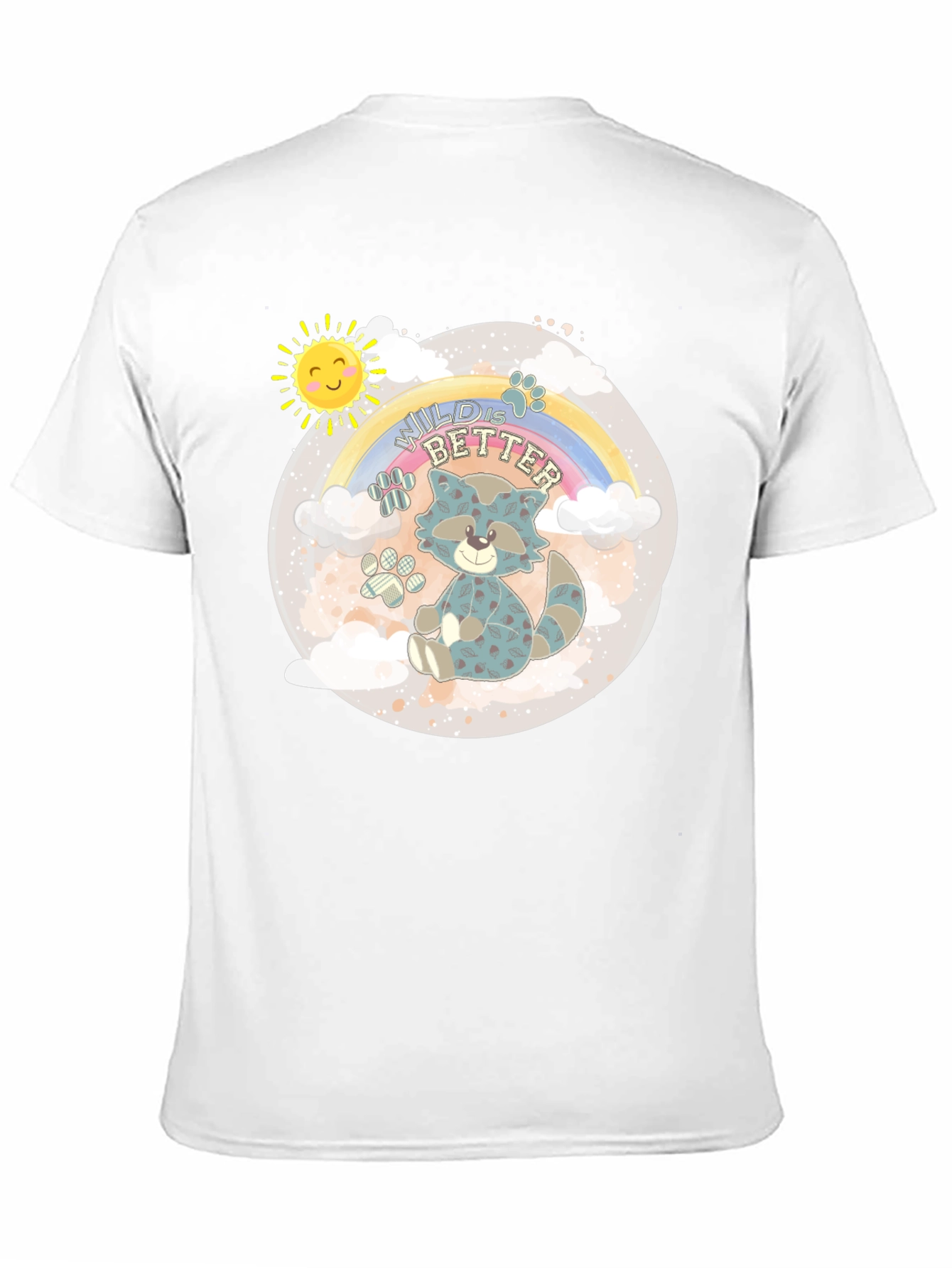 Wild is Better Raccoon Graphic T-Shirt