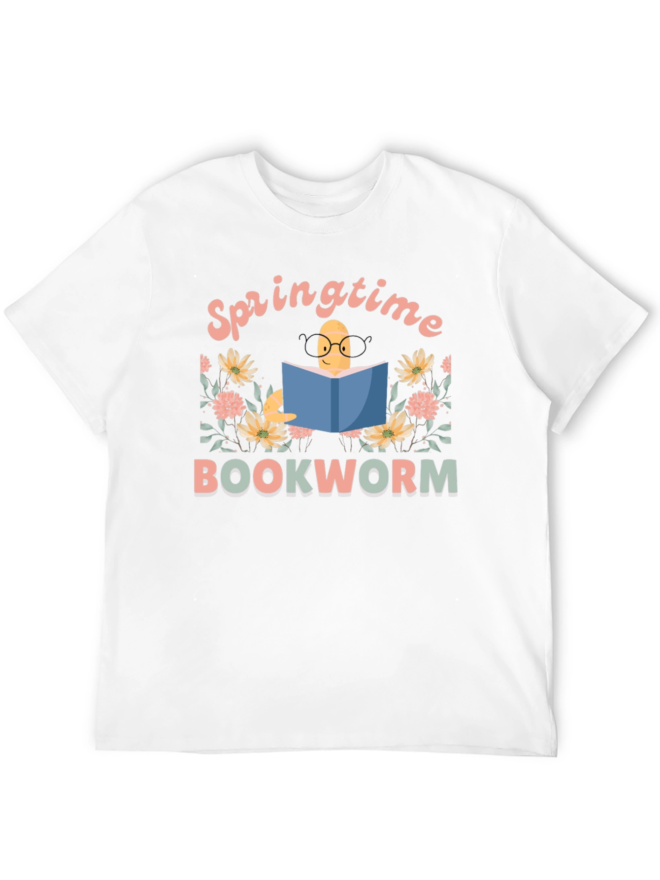 Springtime Bookworm T-Shirt