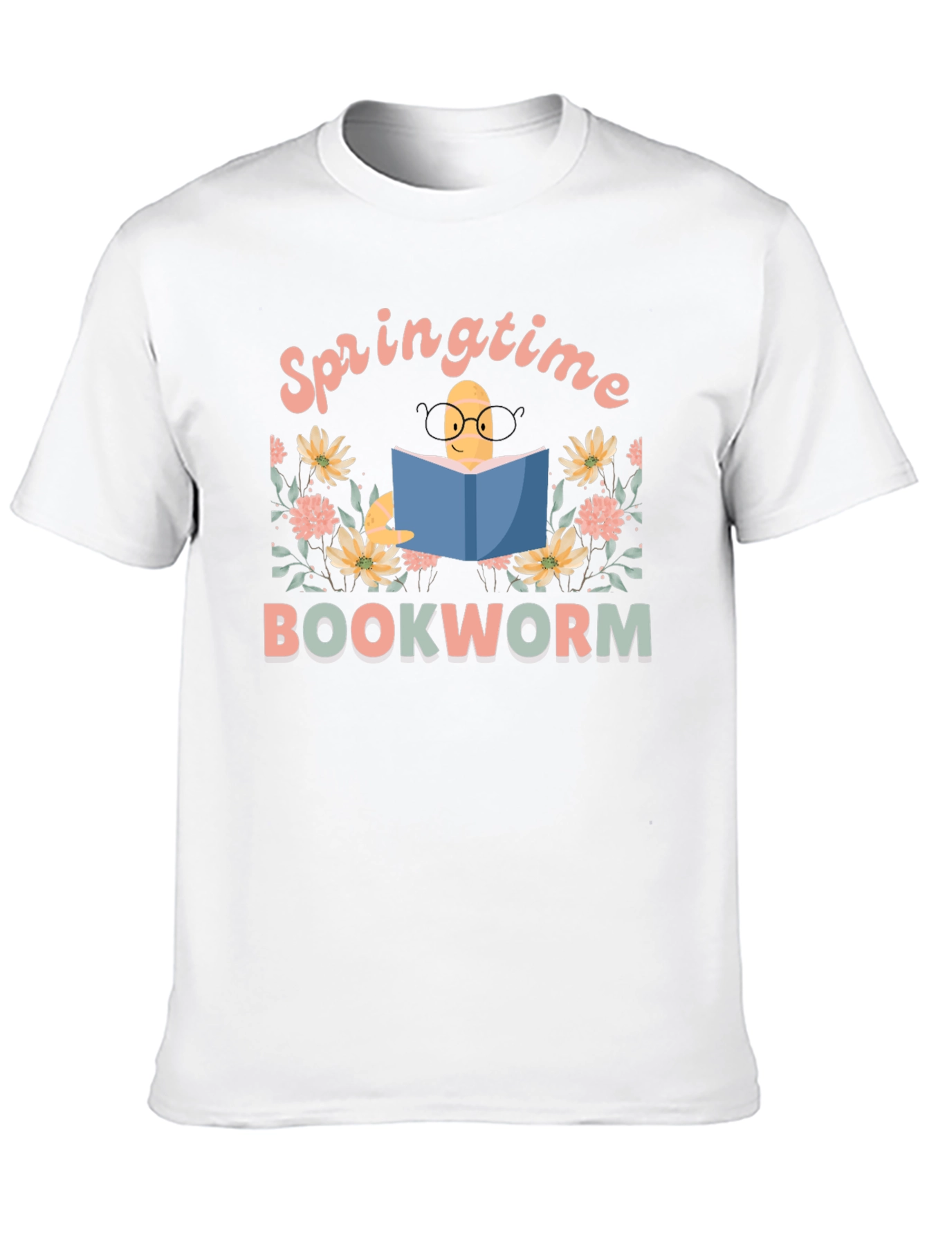 Springtime Bookworm T-Shirt