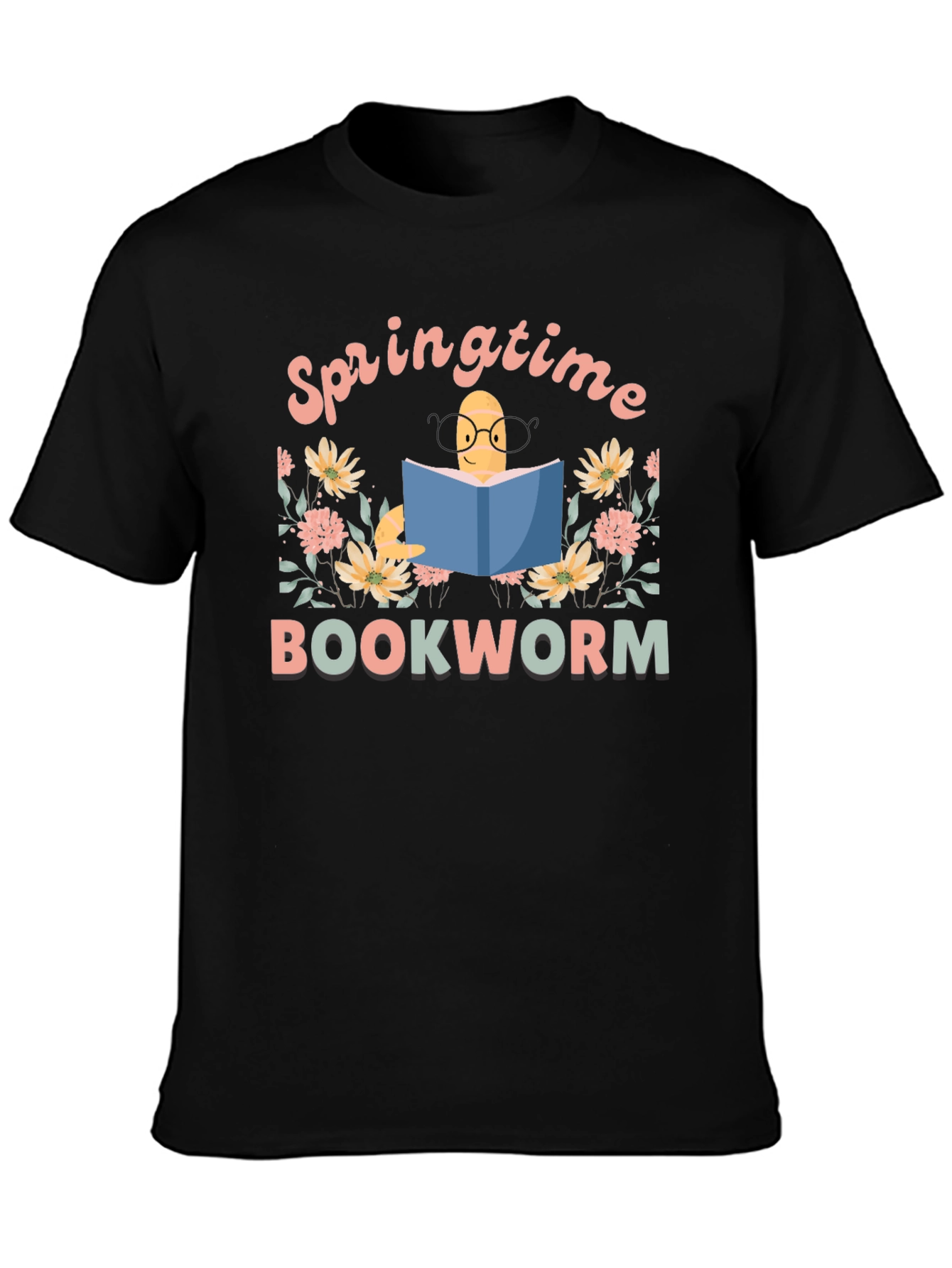 Springtime Bookworm T-Shirt