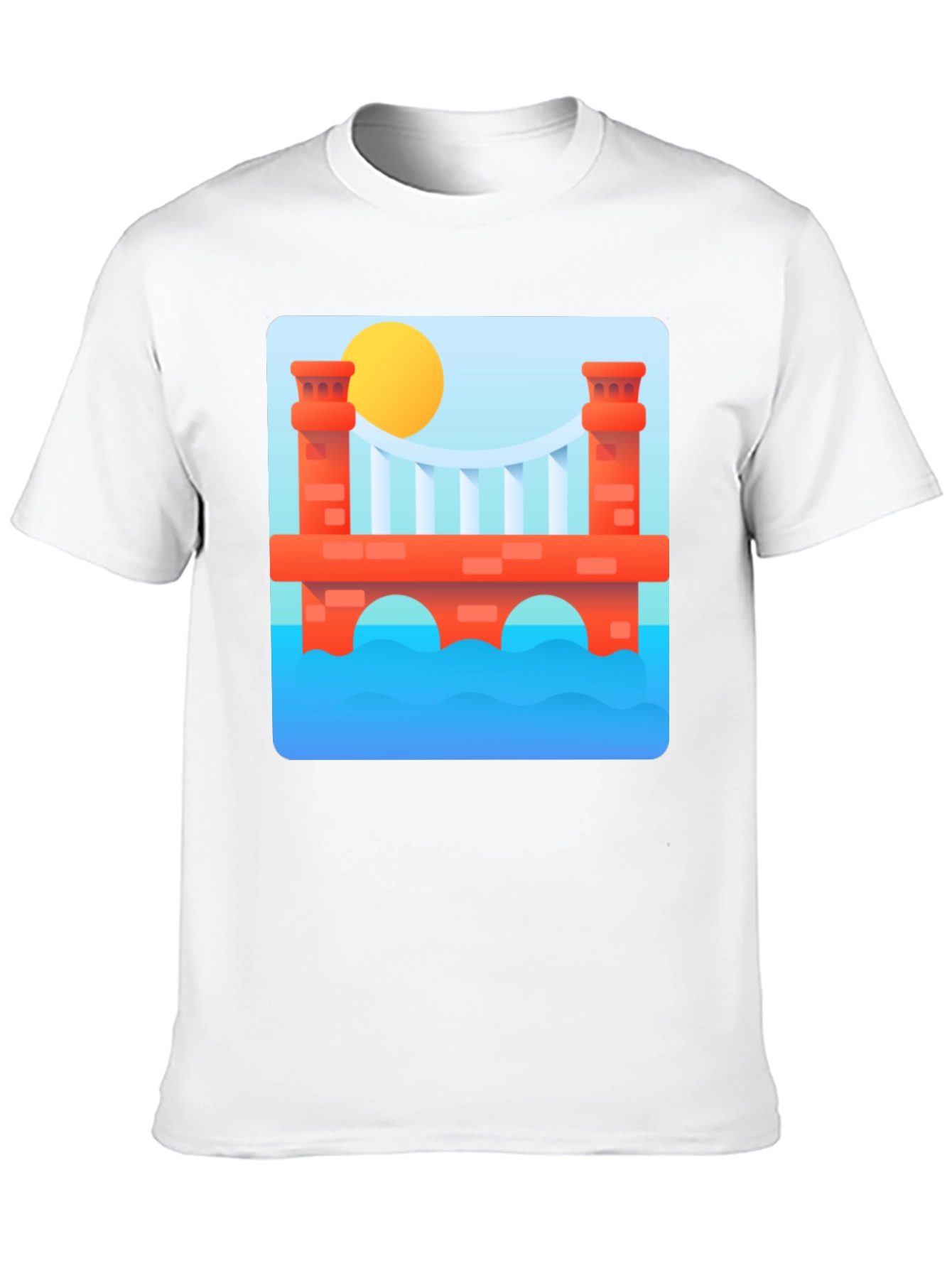 Abstract Bridge Graphic T-Shirt