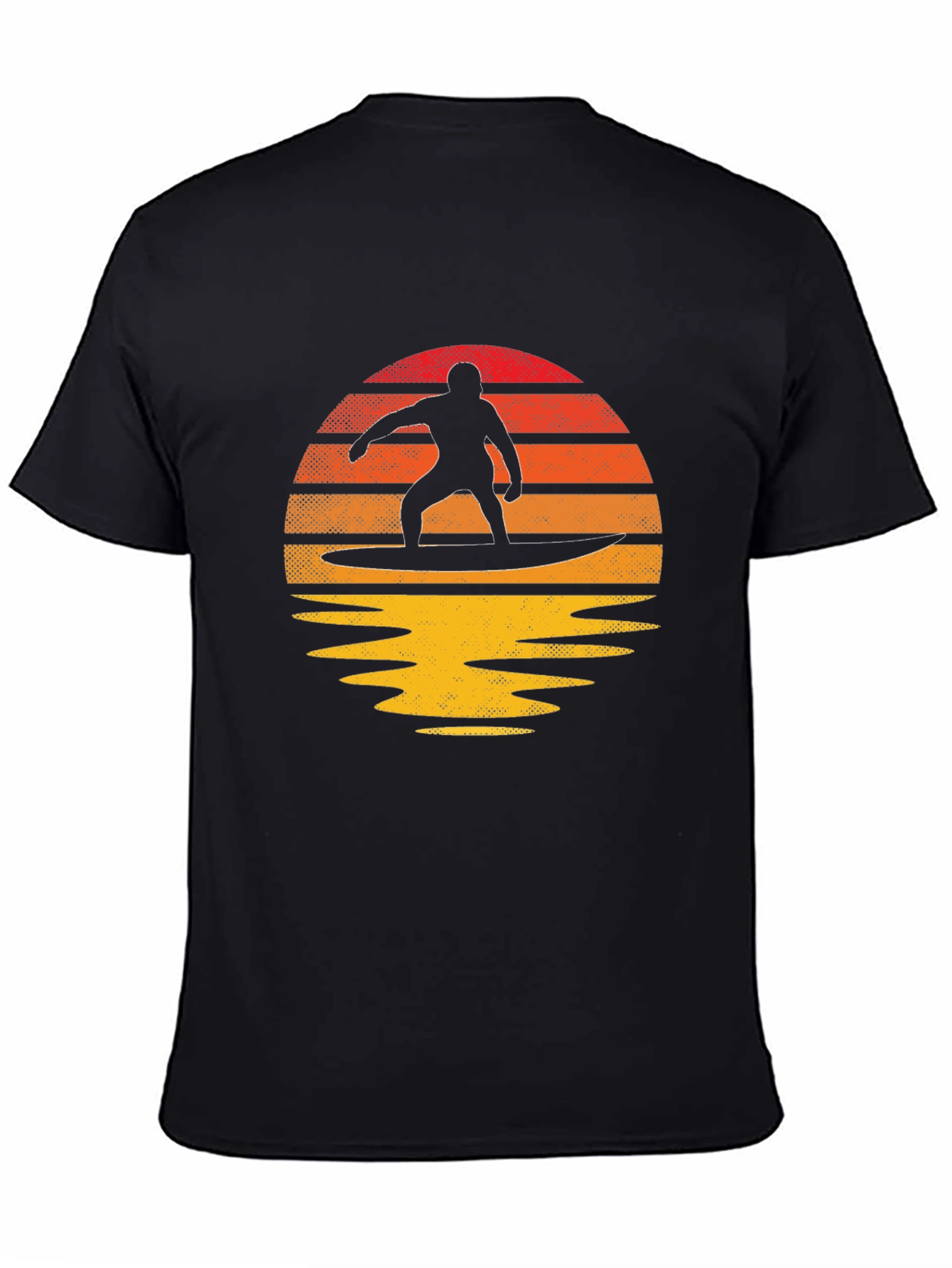 Sunset Surfer Graphic Tee - Retro Vibe
