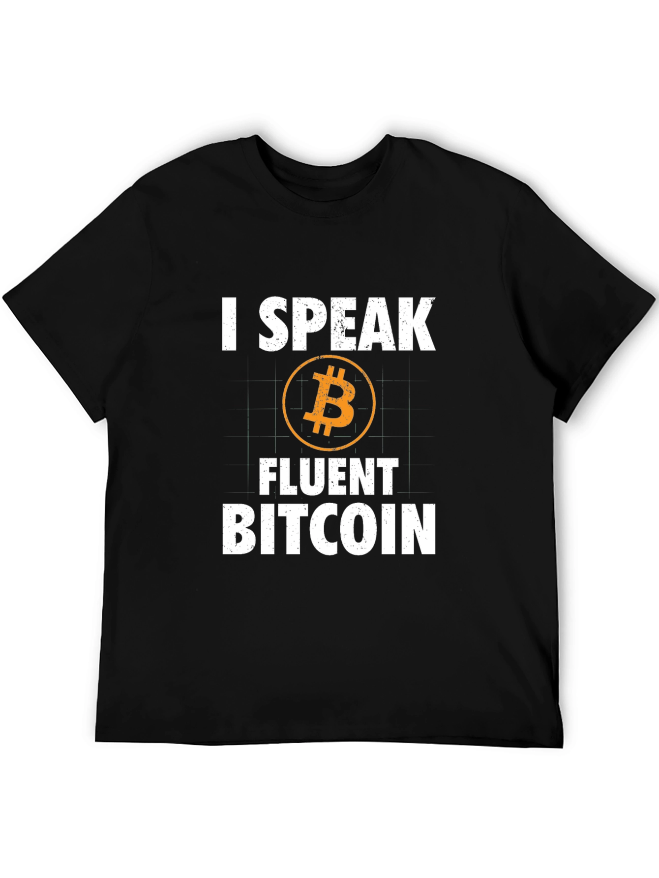 I Speak Fluent Bitcoin Black Graphic Tee