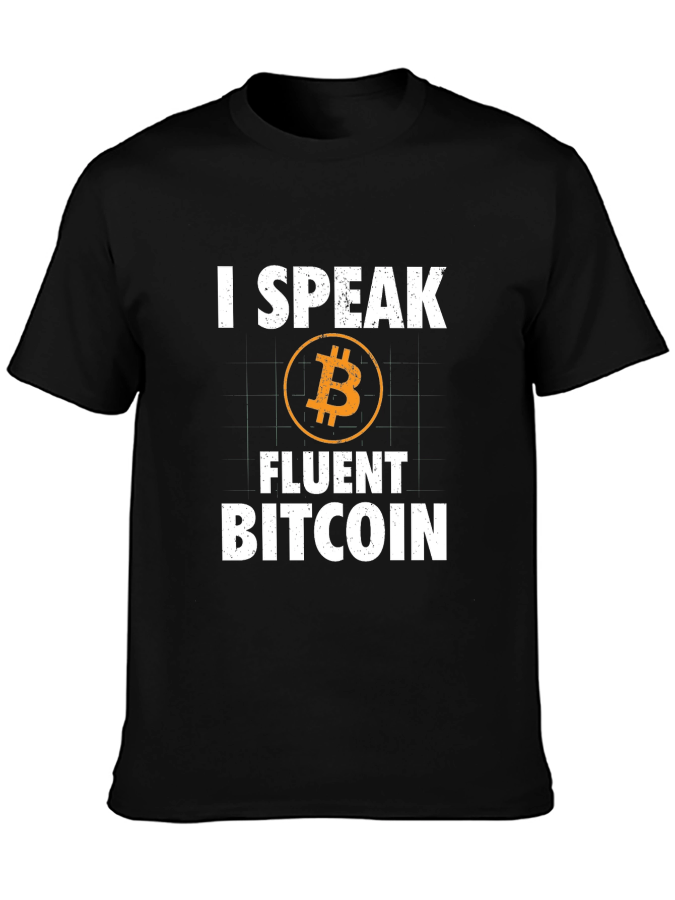 I Speak Fluent Bitcoin Black Graphic Tee