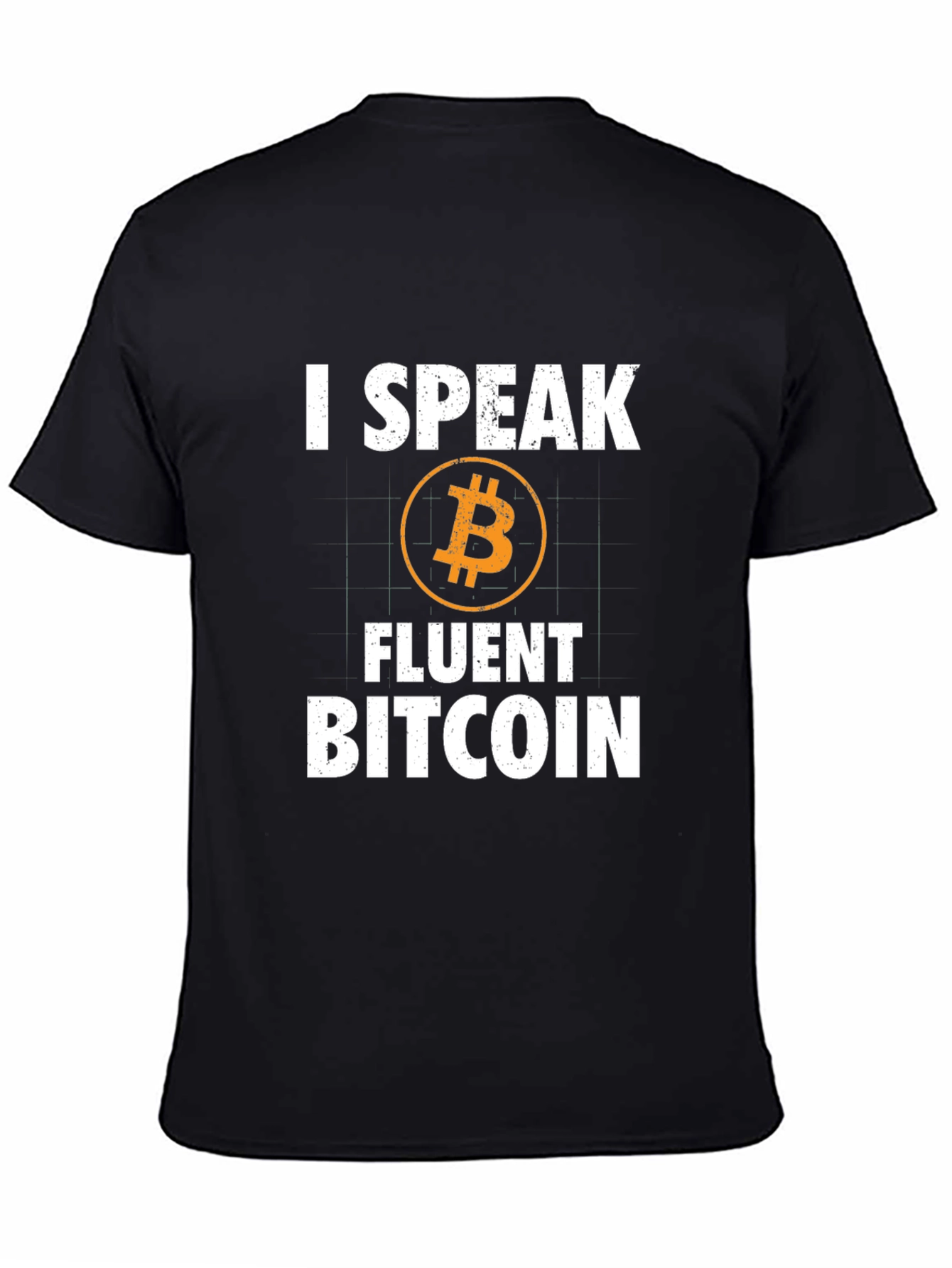 I Speak Fluent Bitcoin Black Graphic Tee