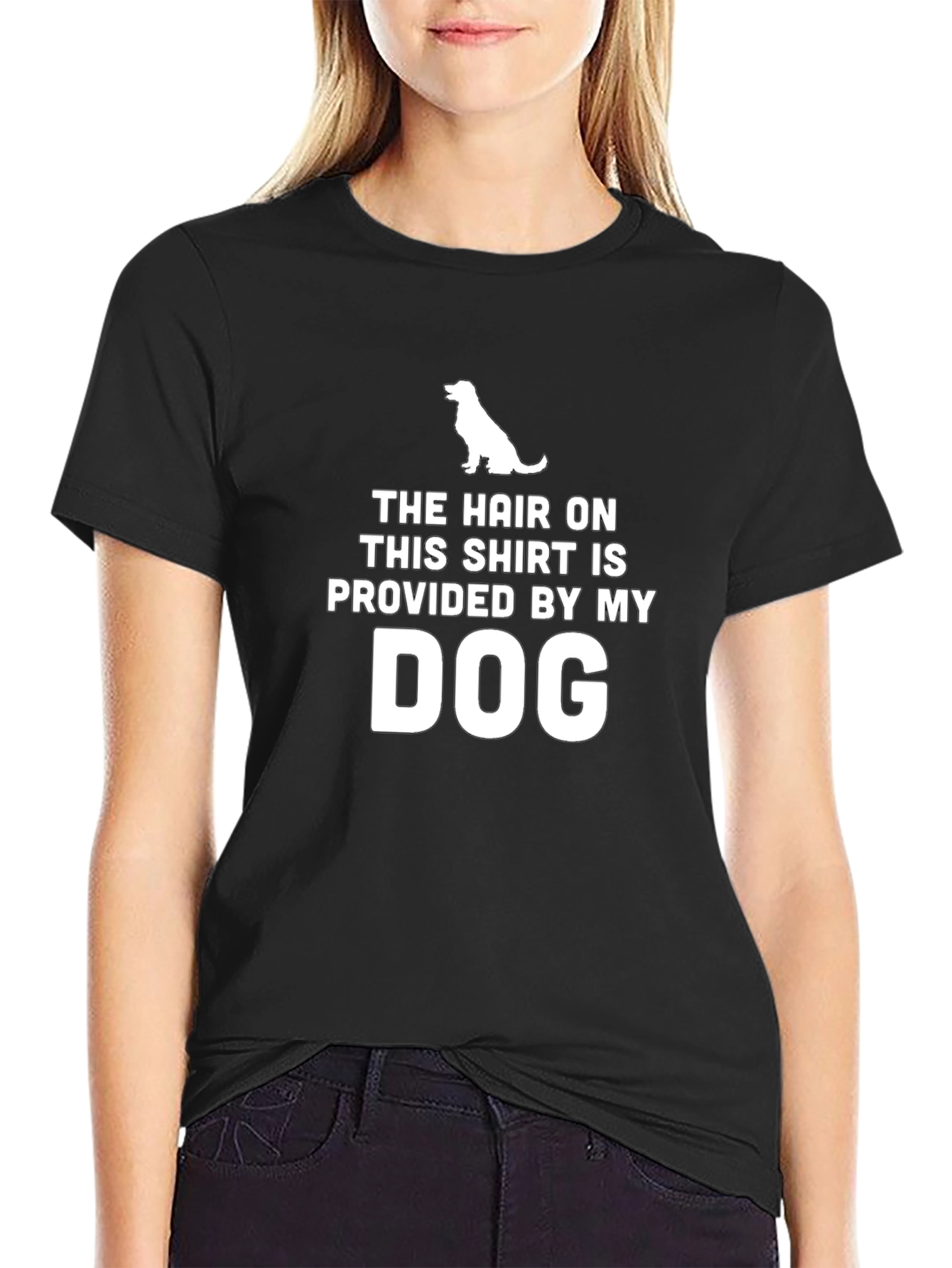 Dog Hair T-Shirt - Funny Pet Lover Tee