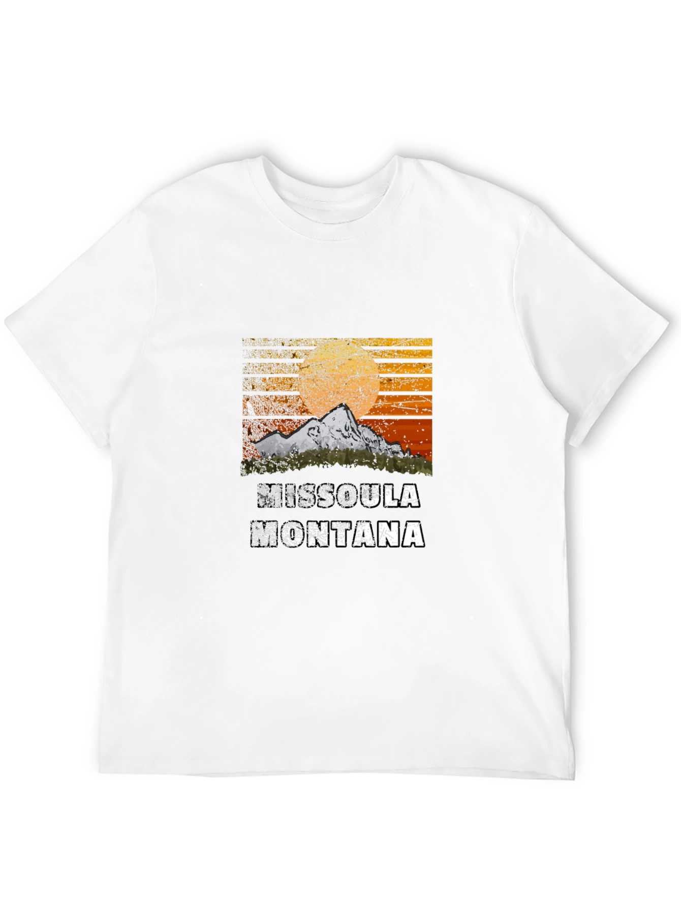 Missoula Montana Mountain Graphic Tee