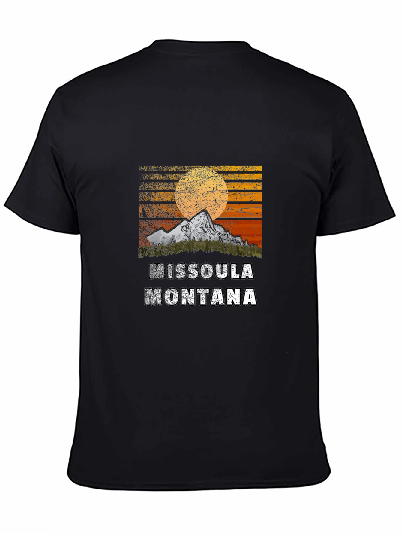 Missoula Montana Mountain Graphic Tee
