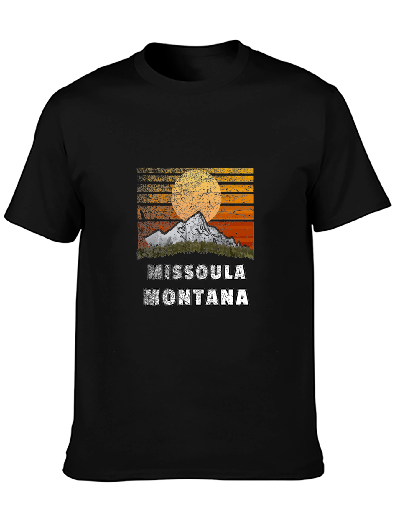 Missoula Montana Mountain Graphic Tee