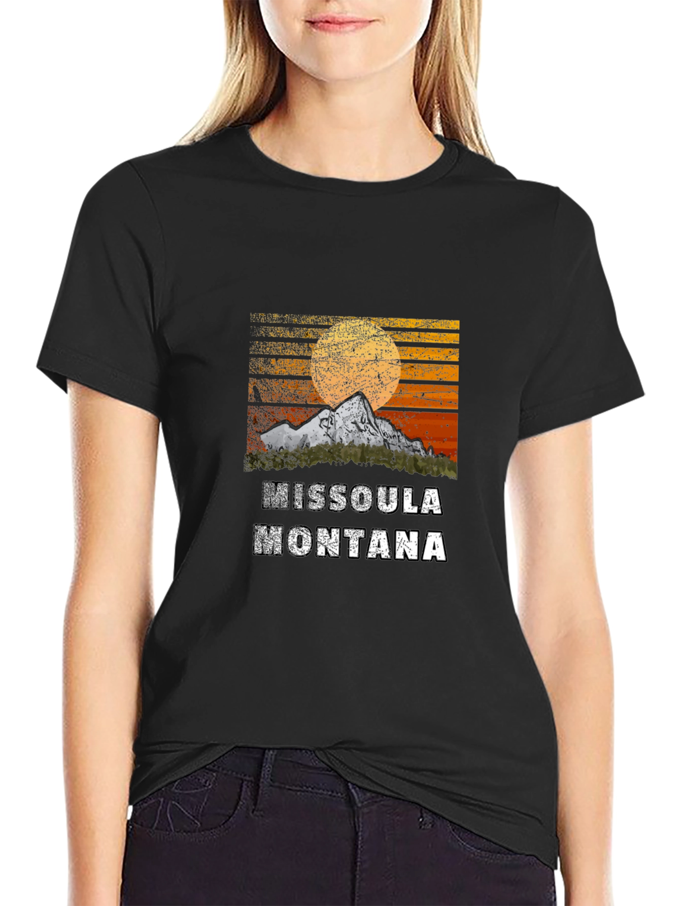 Missoula Montana Mountain Graphic Tee