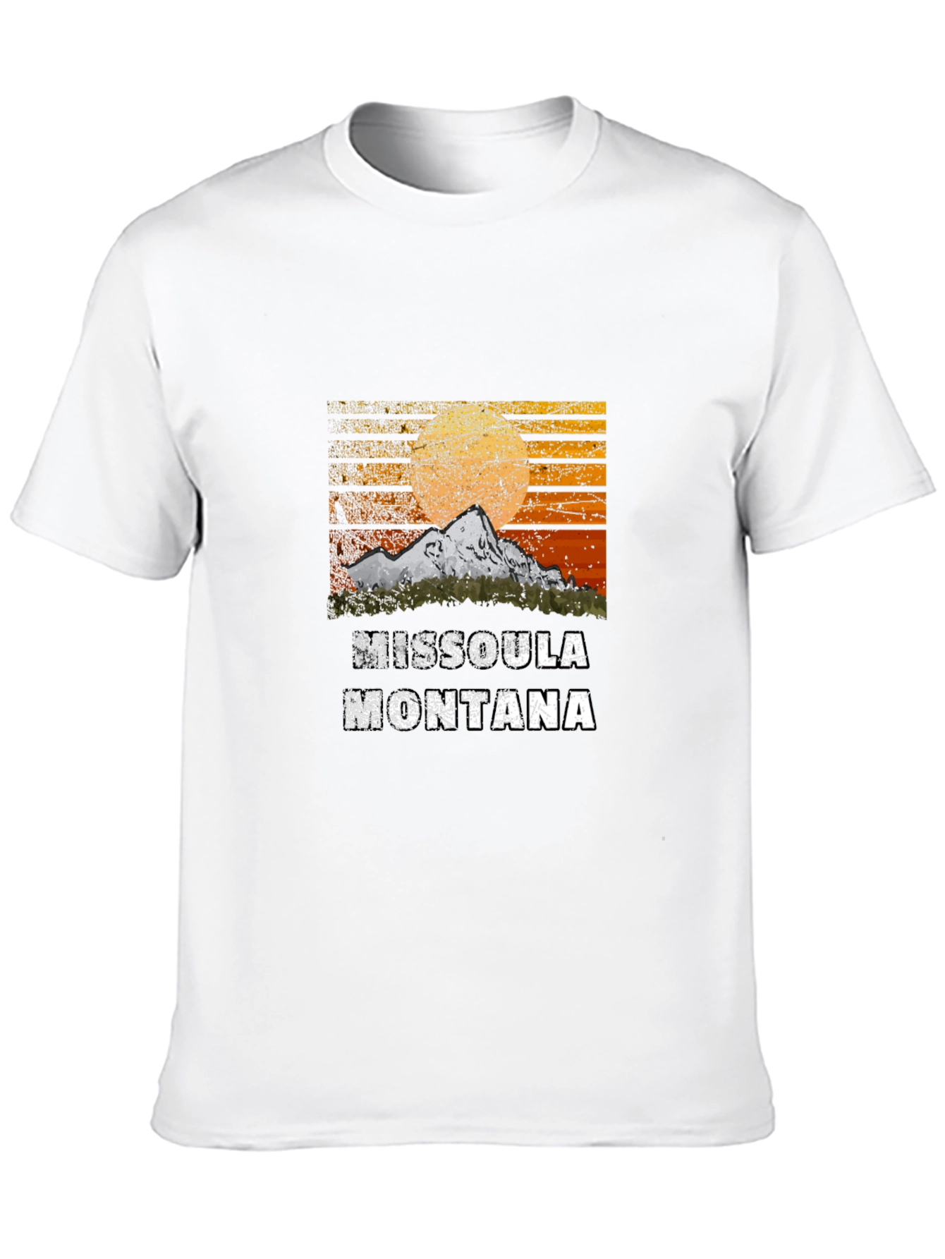 Missoula Montana Mountain Graphic Tee
