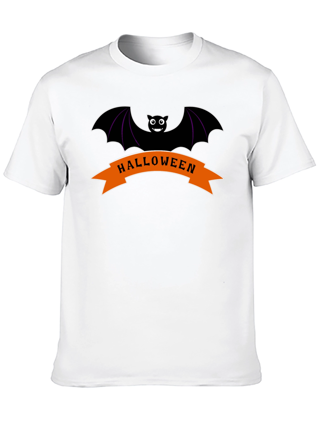 Halloween Bat Graphic Tee - Spooky Season Apparel