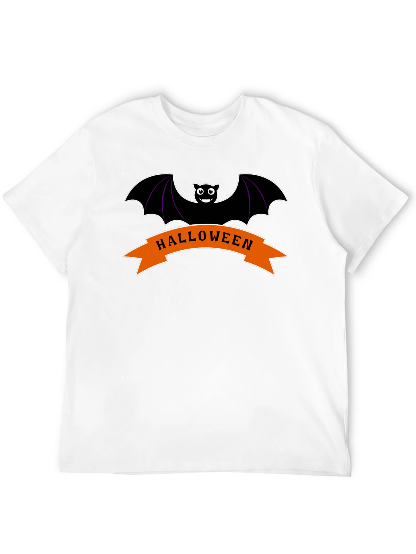 Halloween Bat Graphic Tee - Spooky Season Apparel