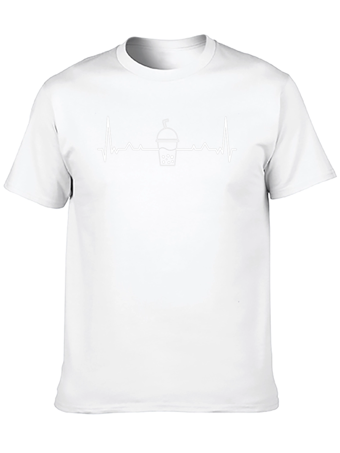 Boba Heartbeat T-Shirt - Casual Black Tee