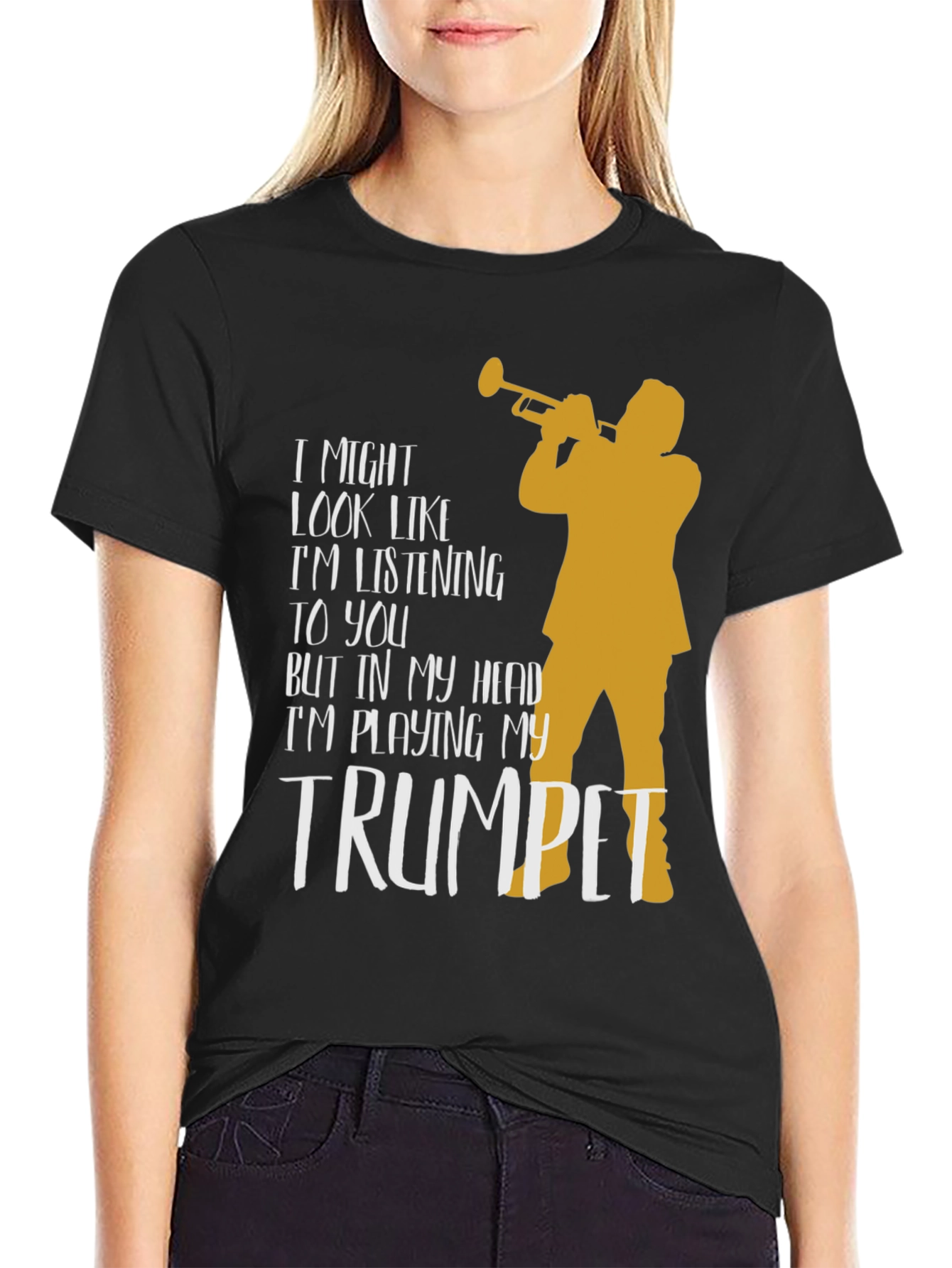 Trumpet Player T-Shirt: Im Playing My Trumpet!