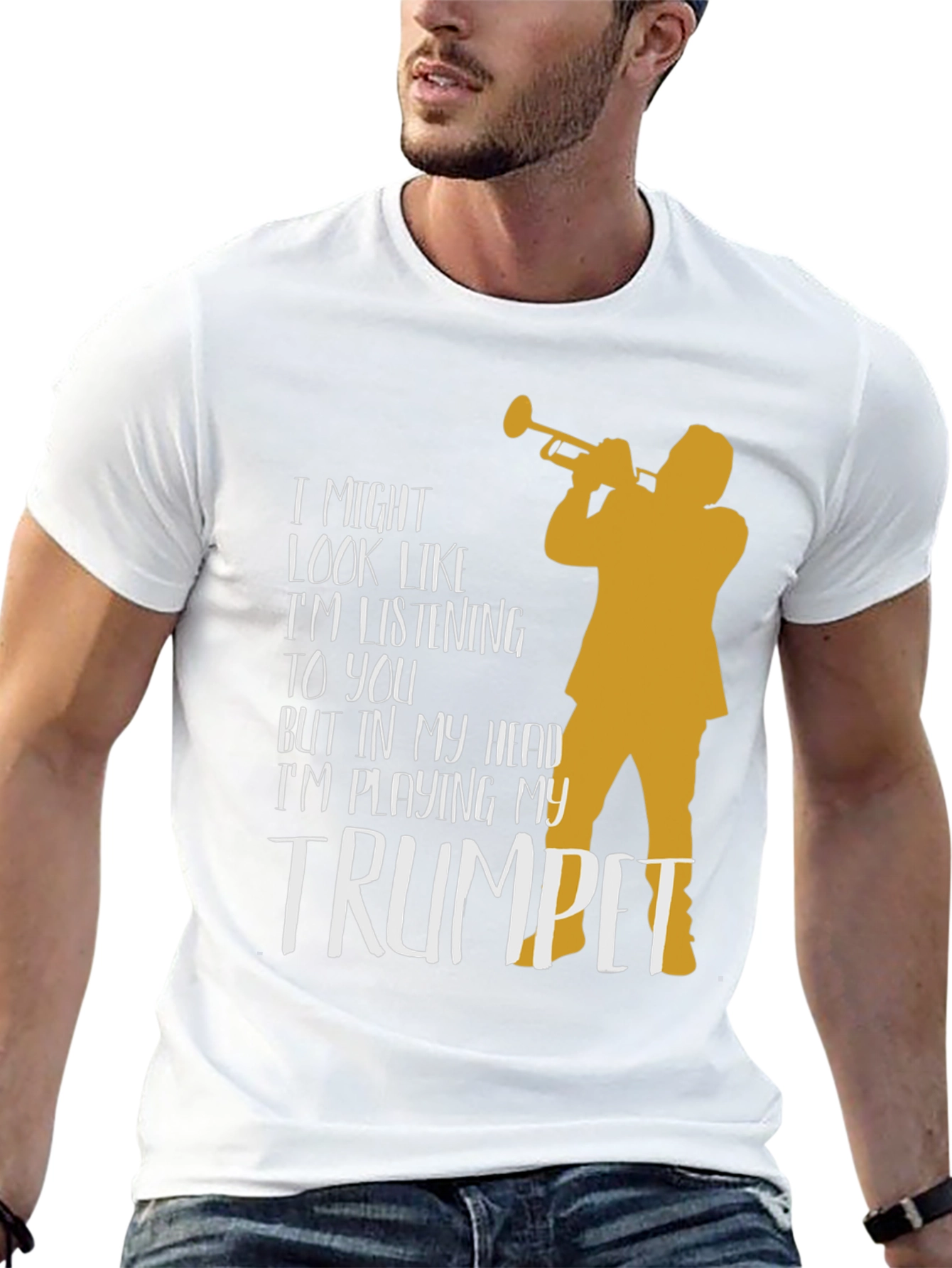 Trumpet Player T-Shirt: Im Playing My Trumpet!