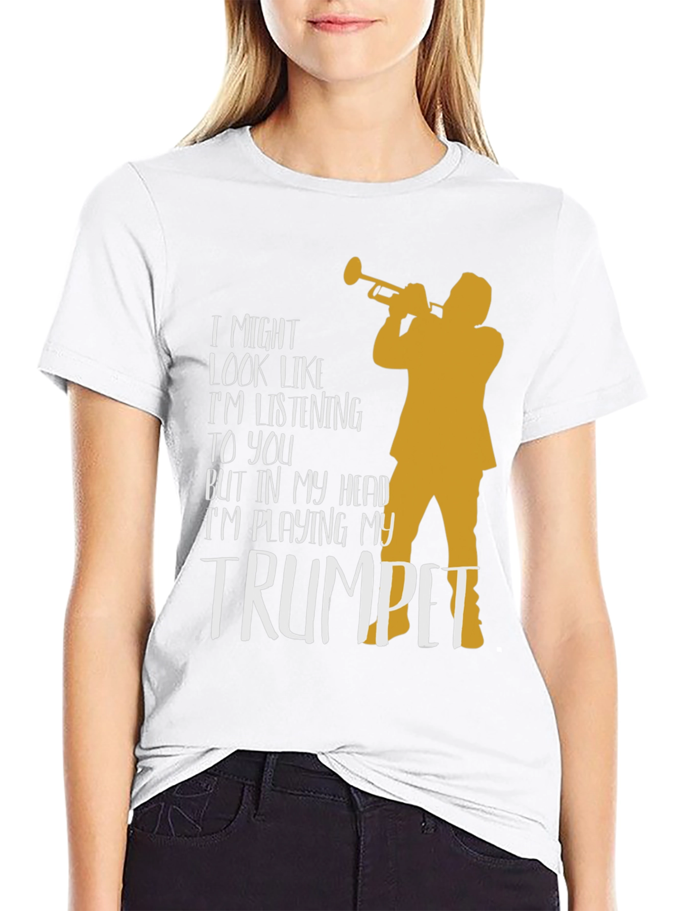 Trumpet Player T-Shirt: Im Playing My Trumpet!
