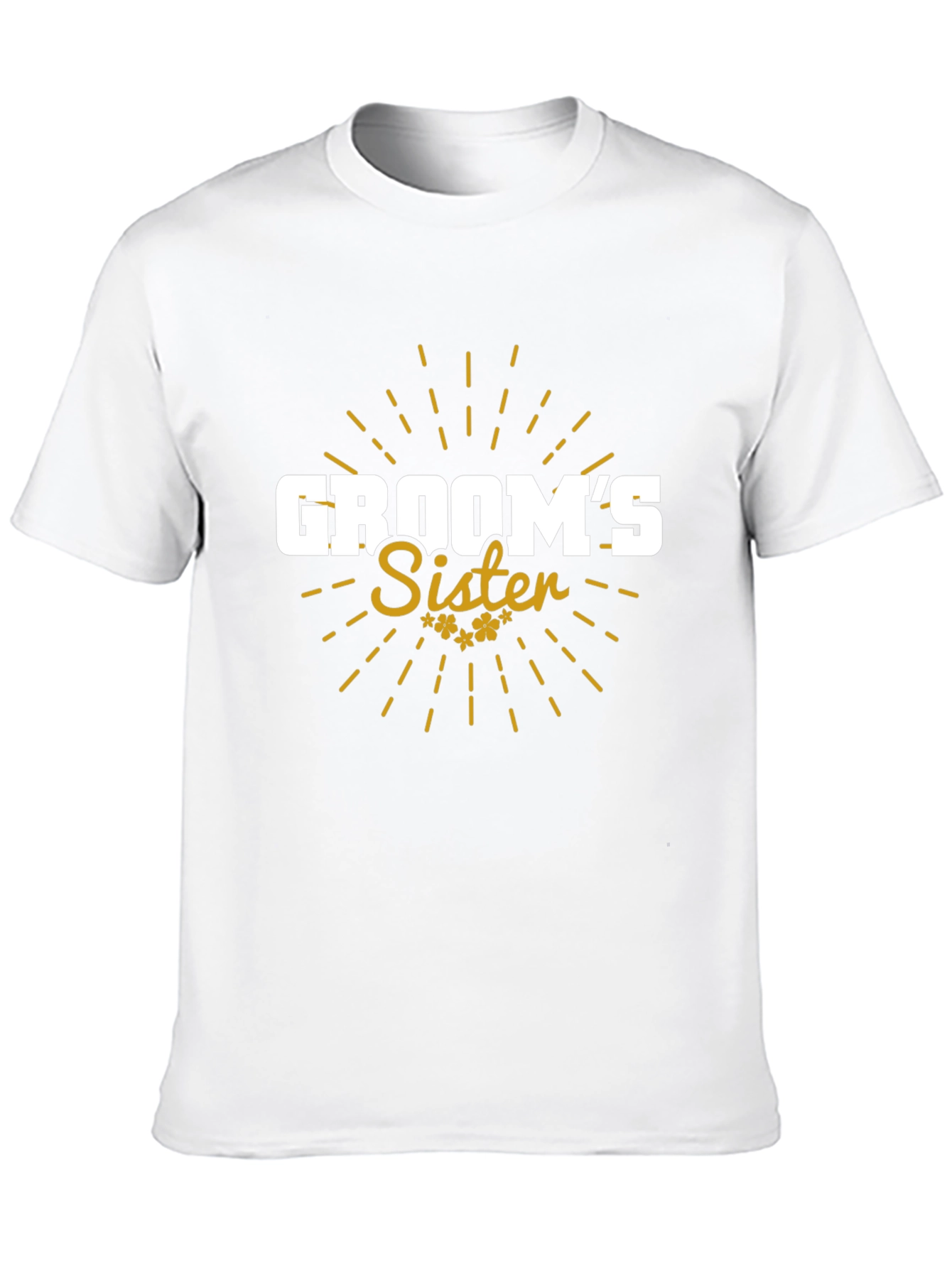 Grooms Sister Graphic T-Shirt - Wedding Party