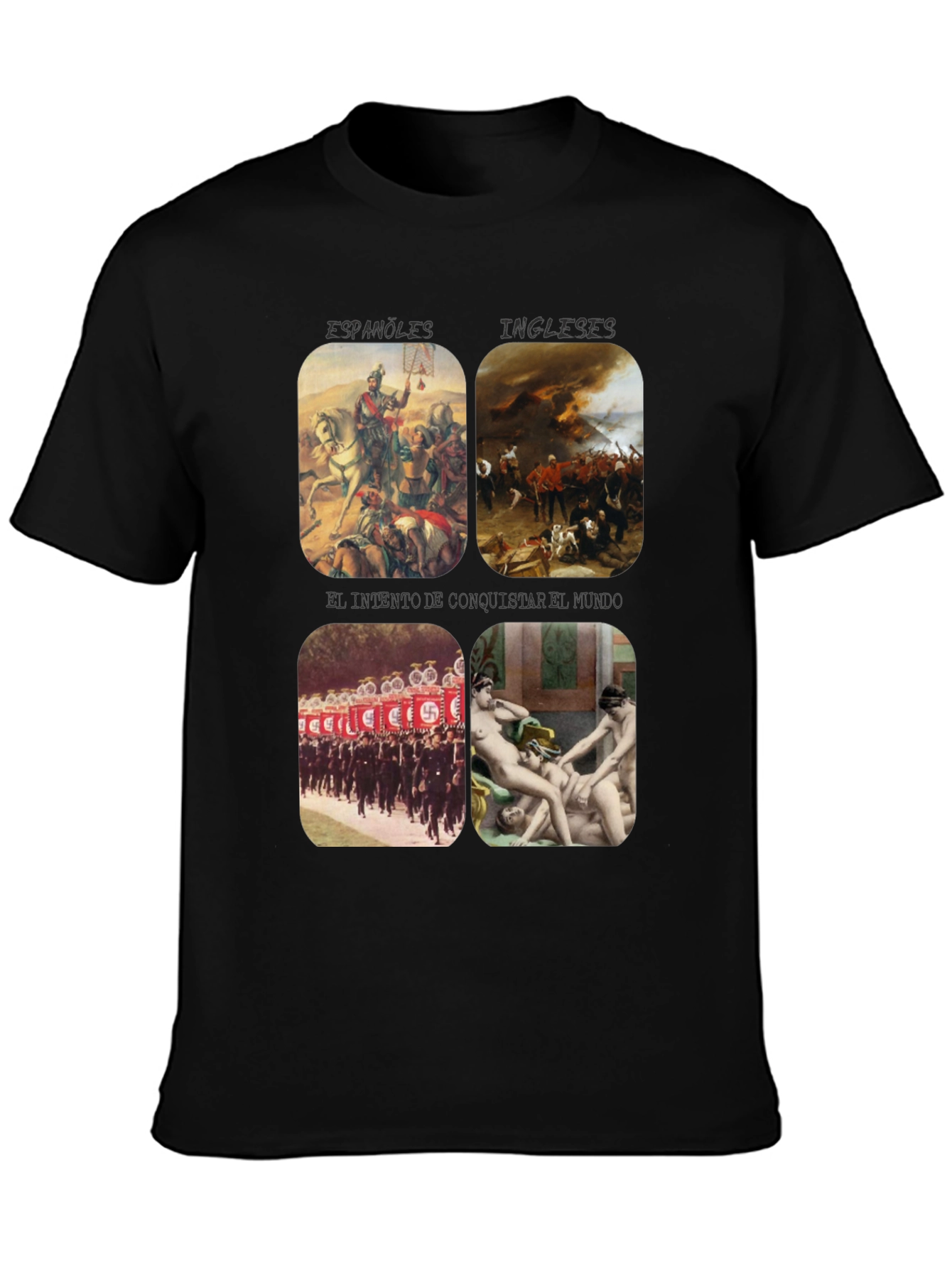 Controversial Graphic Print T-Shirt
