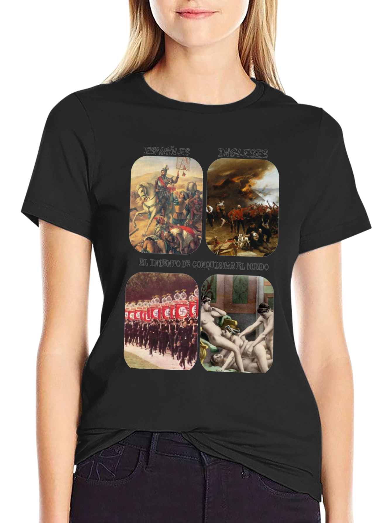 Controversial Graphic Print T-Shirt