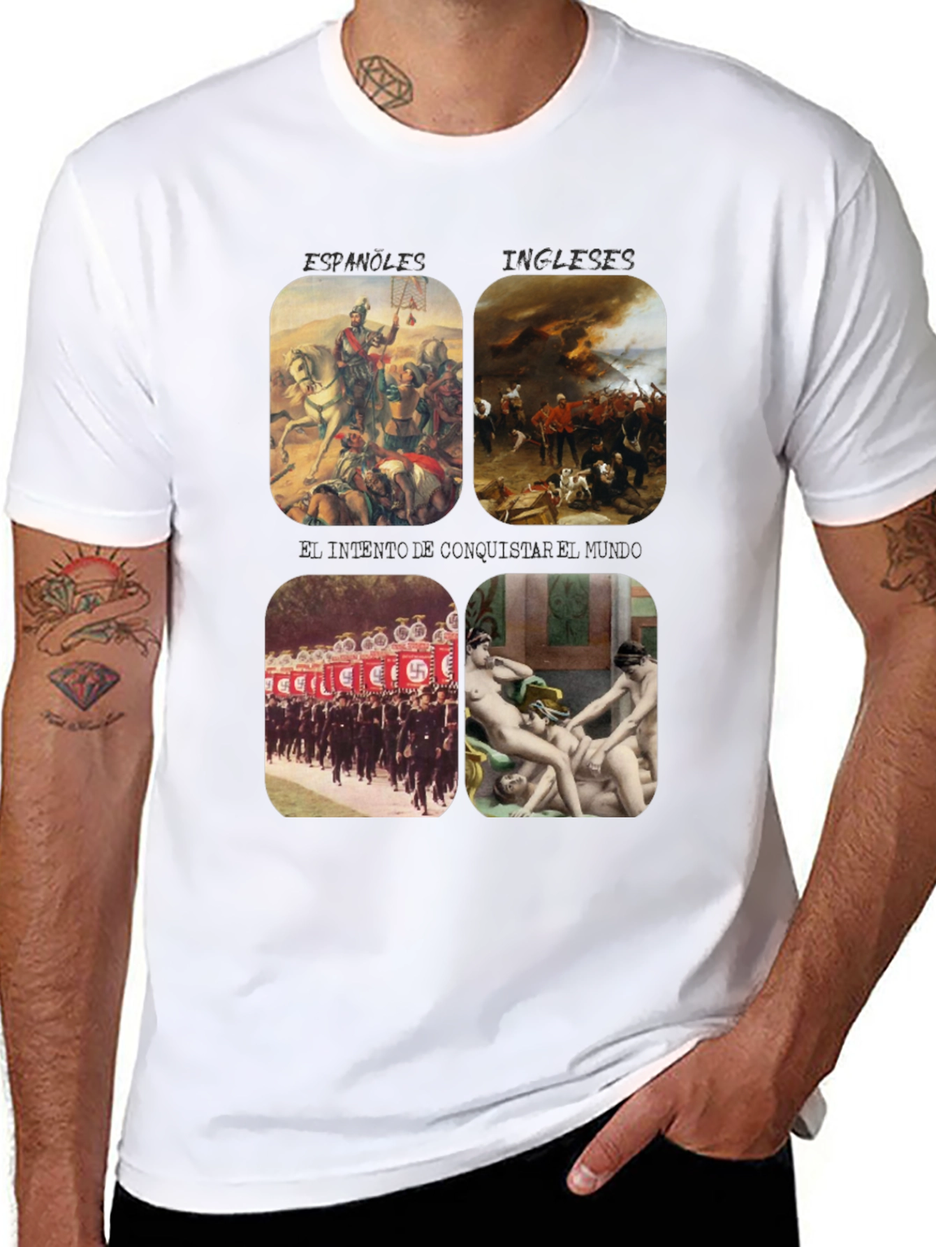 Controversial Graphic Print T-Shirt