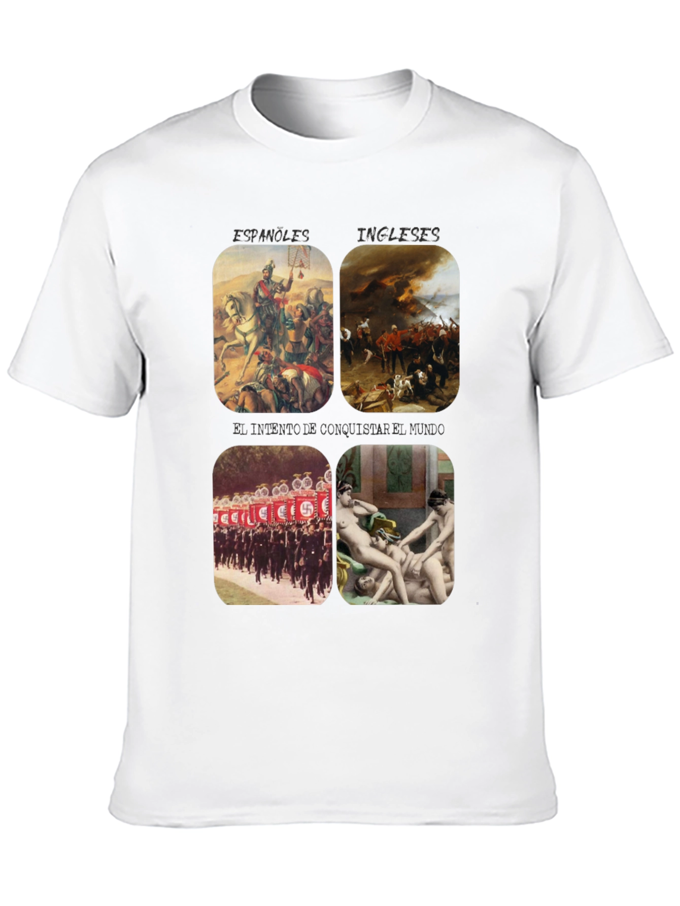Controversial Graphic Print T-Shirt