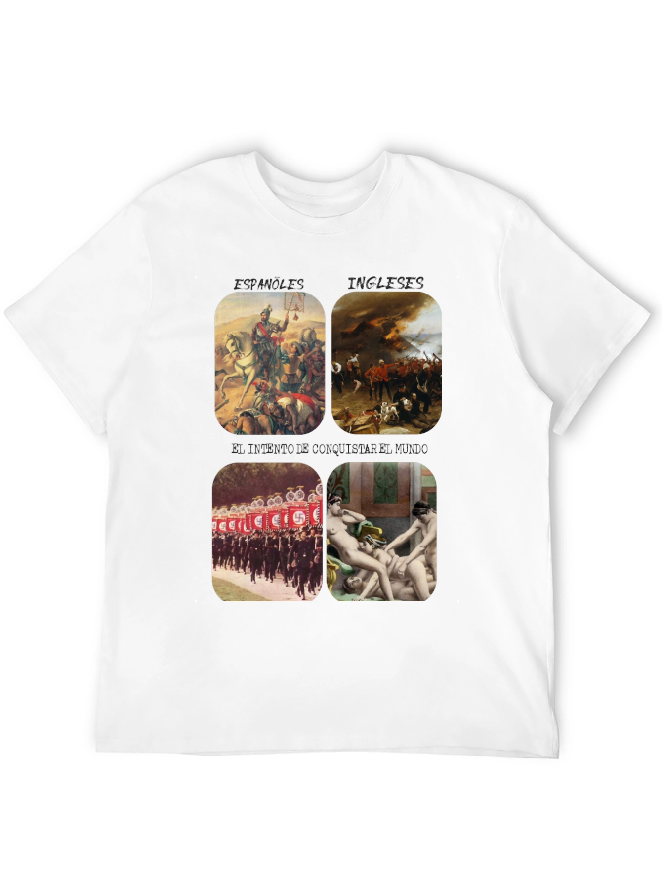 Controversial Graphic Print T-Shirt