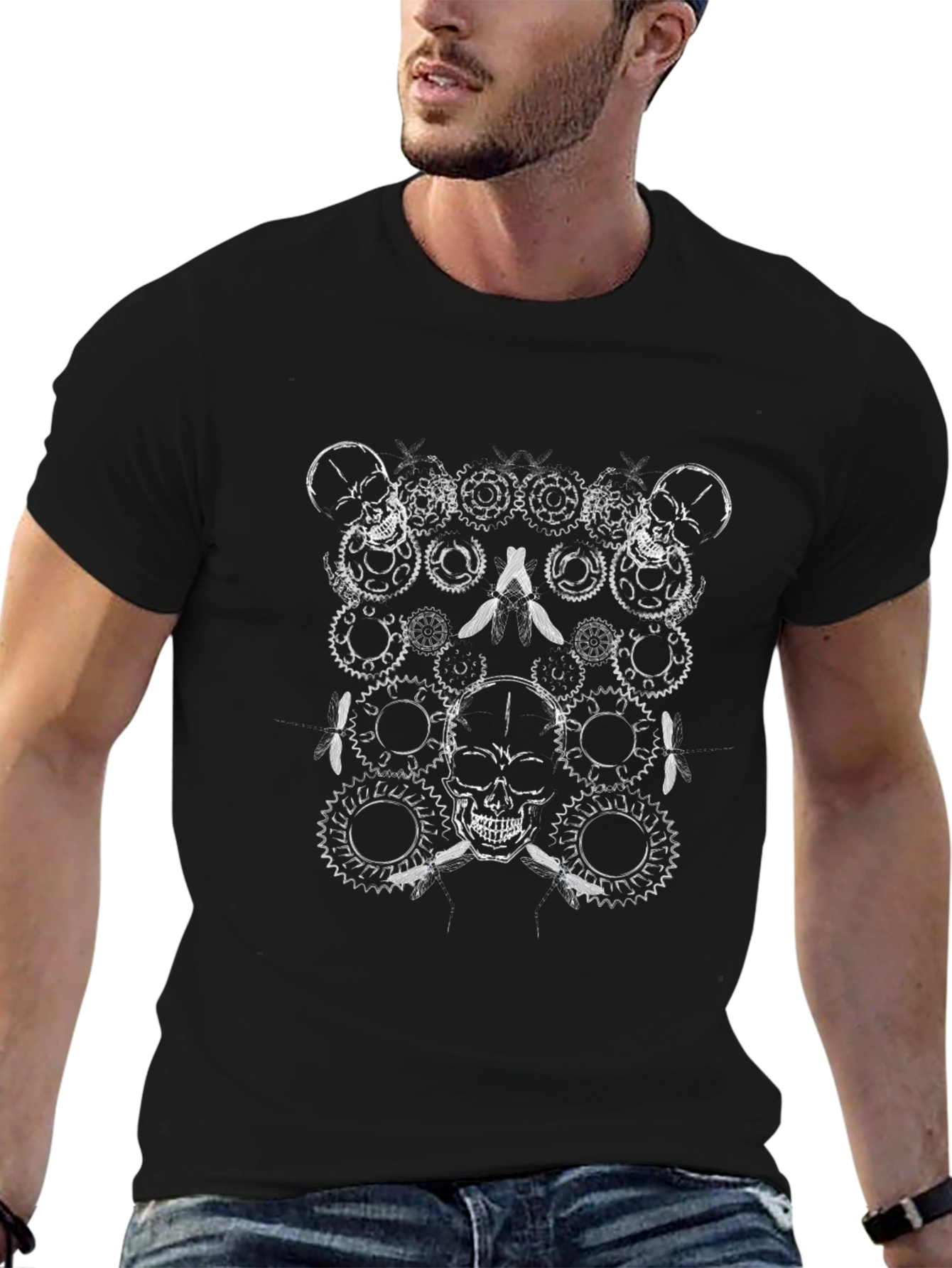 Steampunk Skull Gear T-Shirt