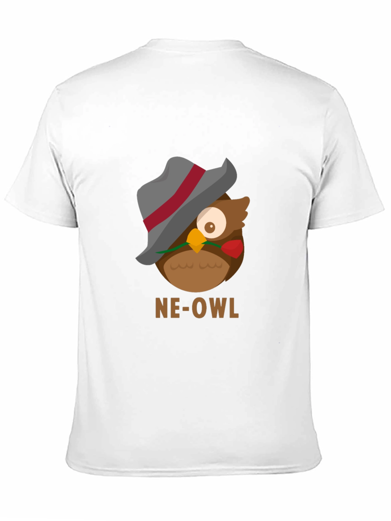 NE-OWL Graphic Tee - Stylish Owl Design