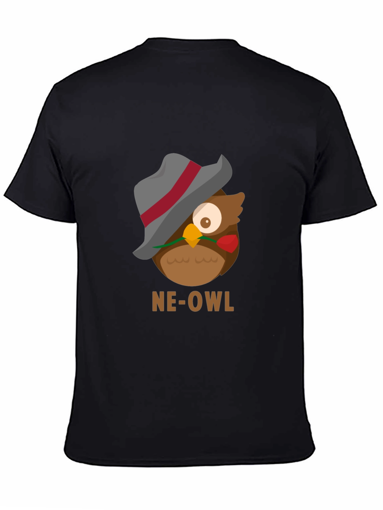 NE-OWL Graphic Tee - Stylish Owl Design