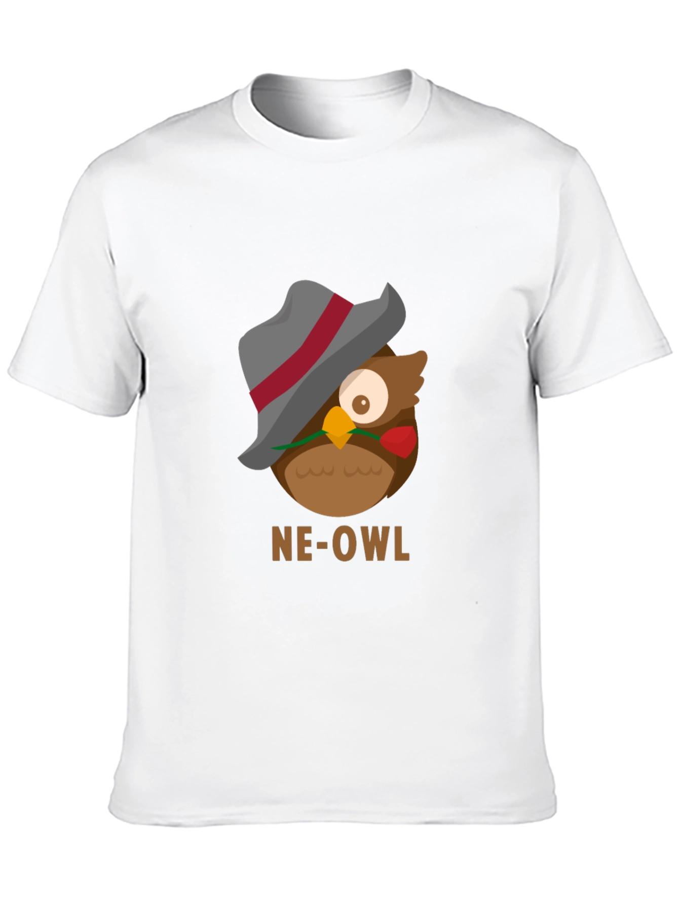NE-OWL Graphic Tee - Stylish Owl Design