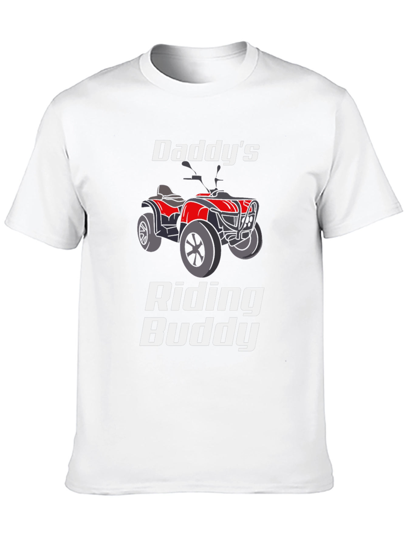 Daddys Riding Buddy Graphic Tee - Black