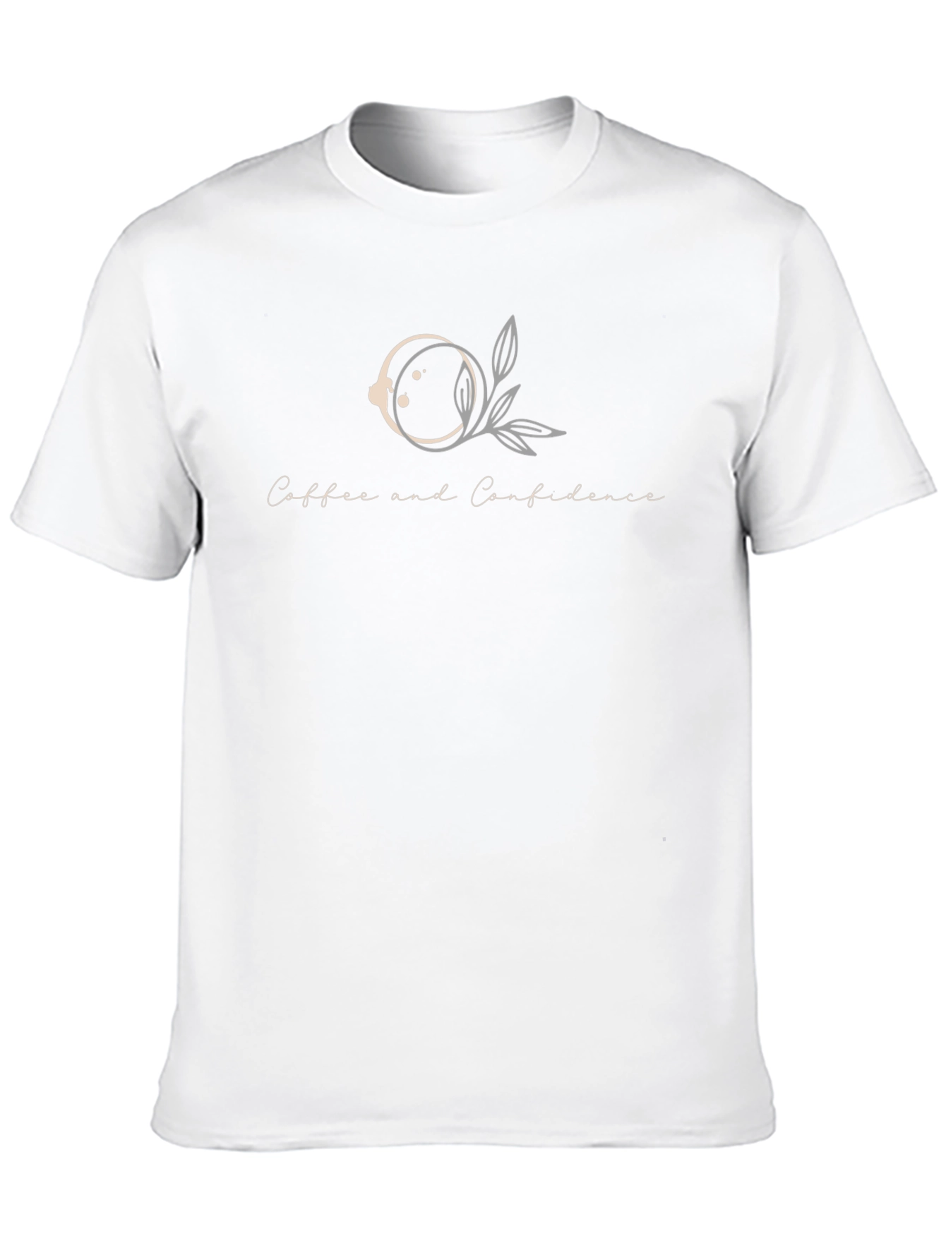 Coffee and Confidence Graphic Tee - Casual Comfort