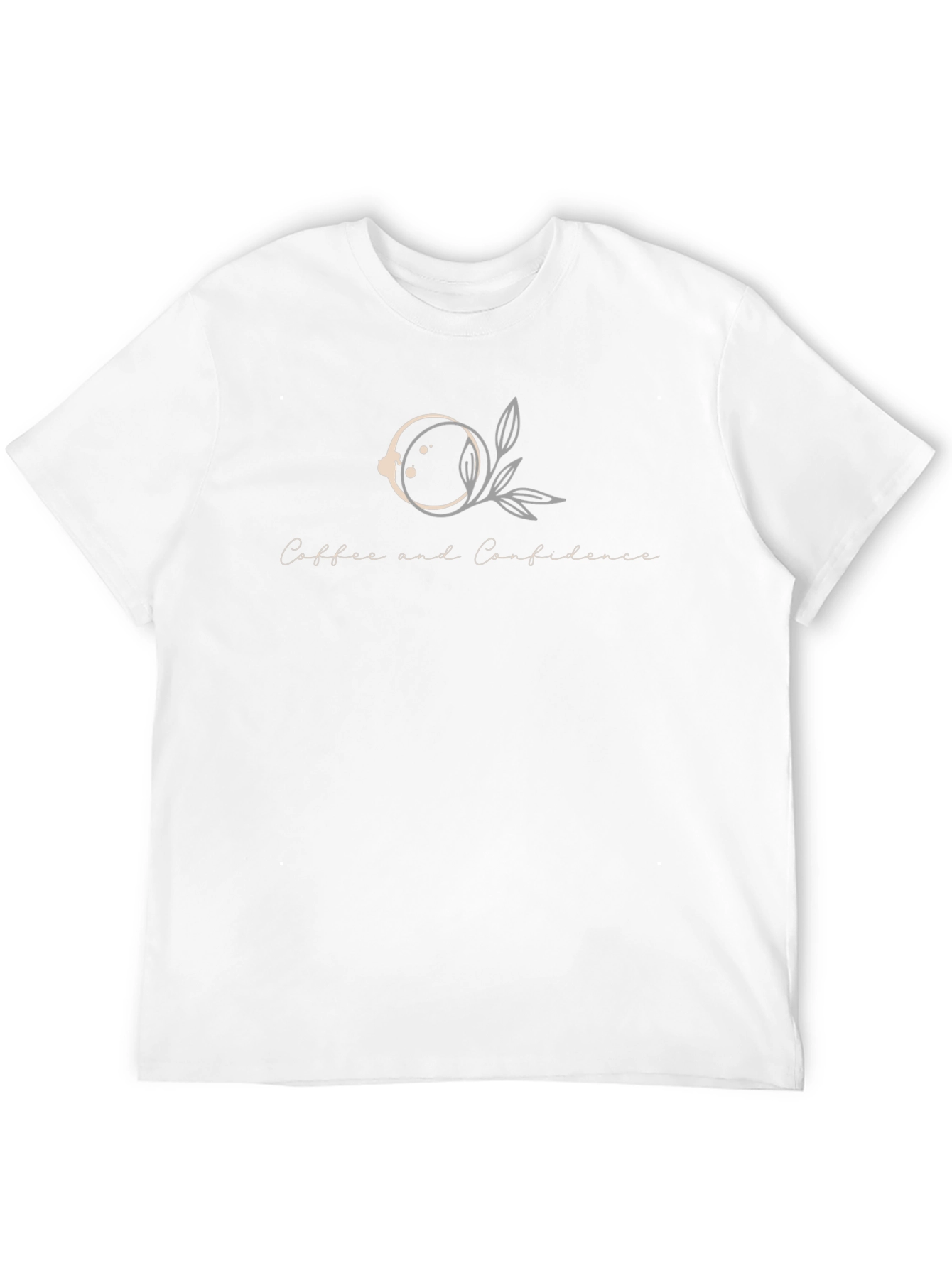 Coffee and Confidence Graphic Tee - Casual Comfort