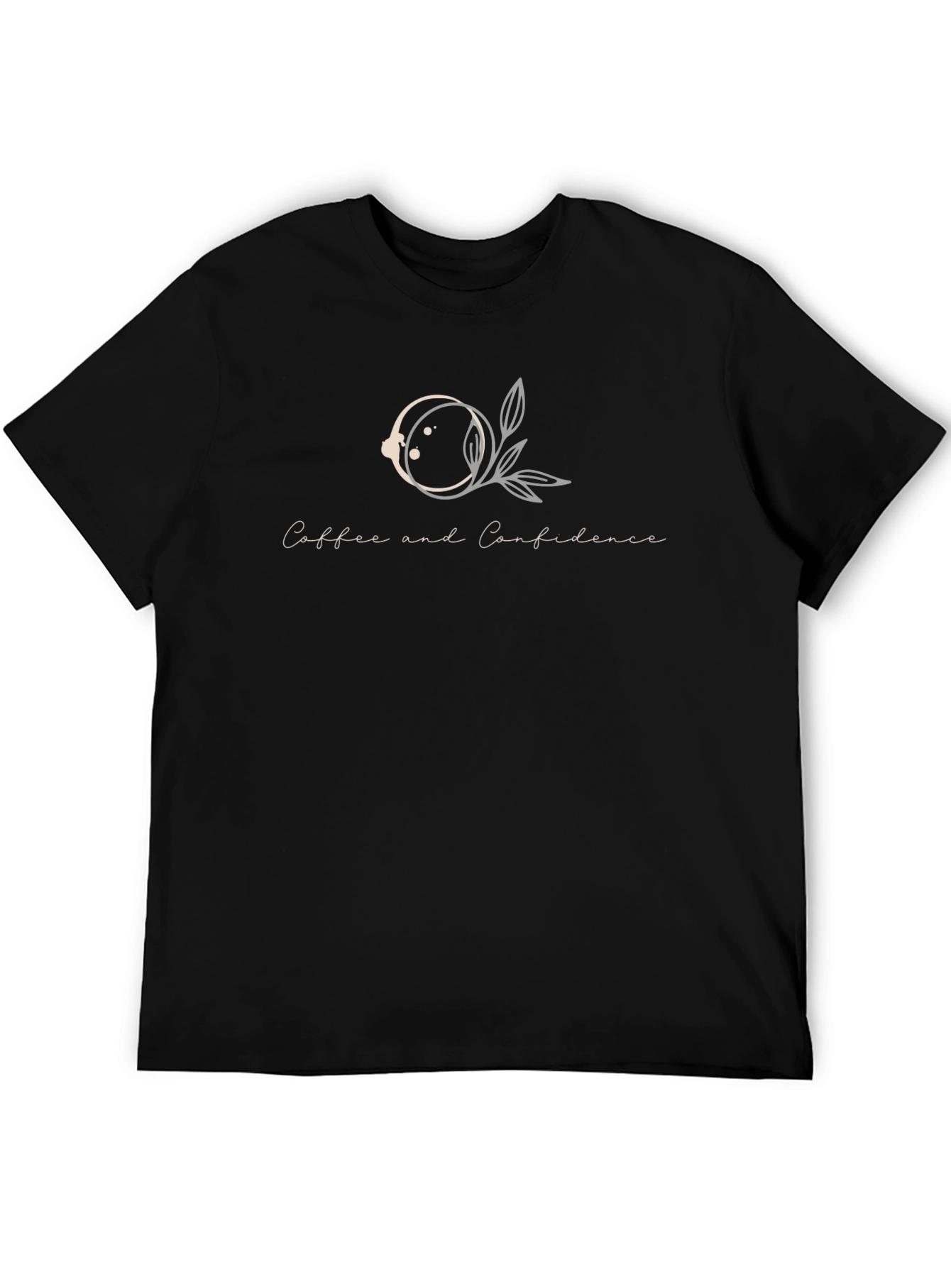 Coffee and Confidence Graphic Tee - Casual Comfort