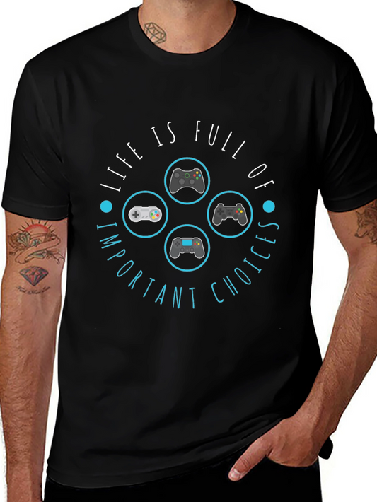Gamer Life Choices T-Shirt - Funny Video Game Tee