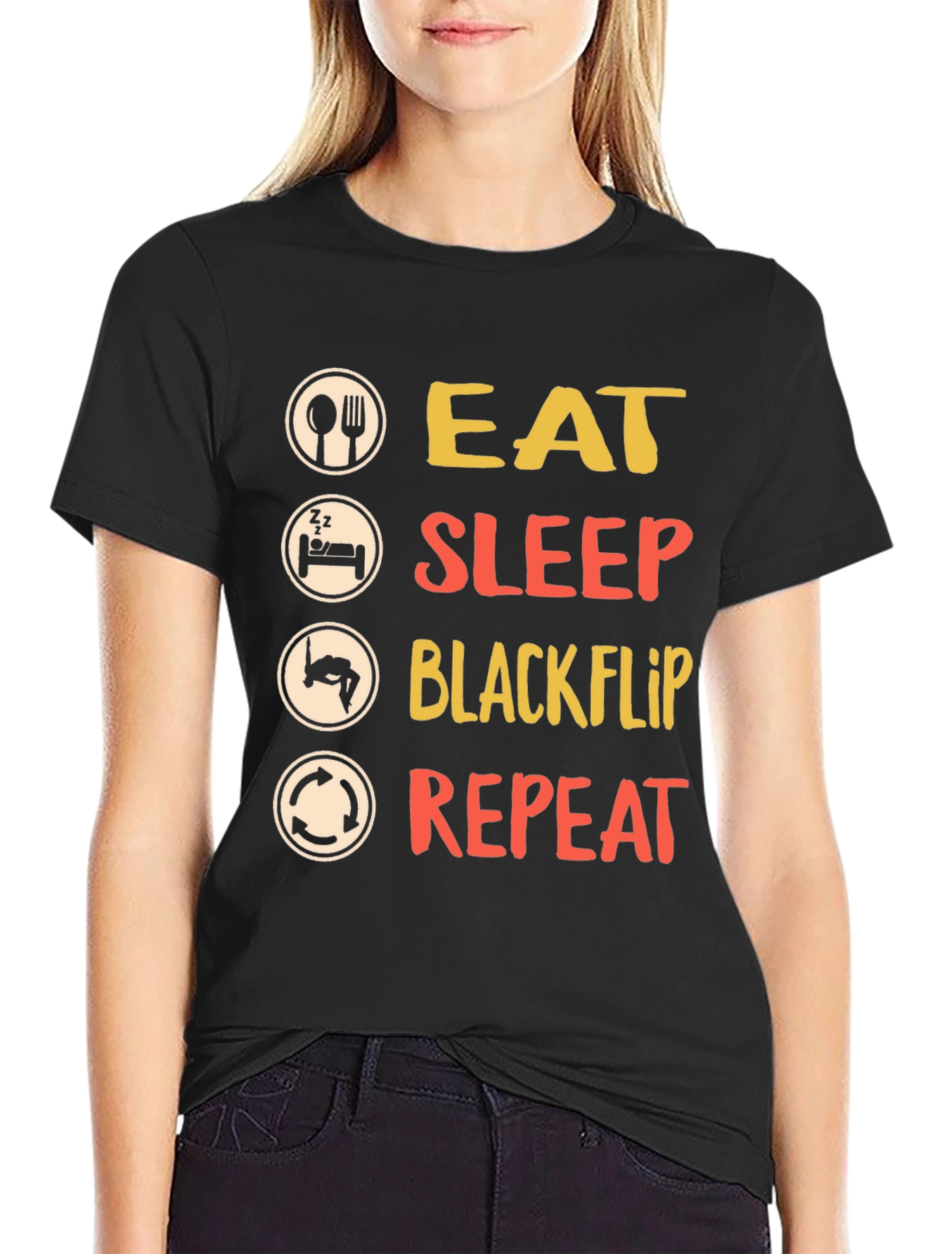 Eat Sleep Blackflip Repeat T-Shirt