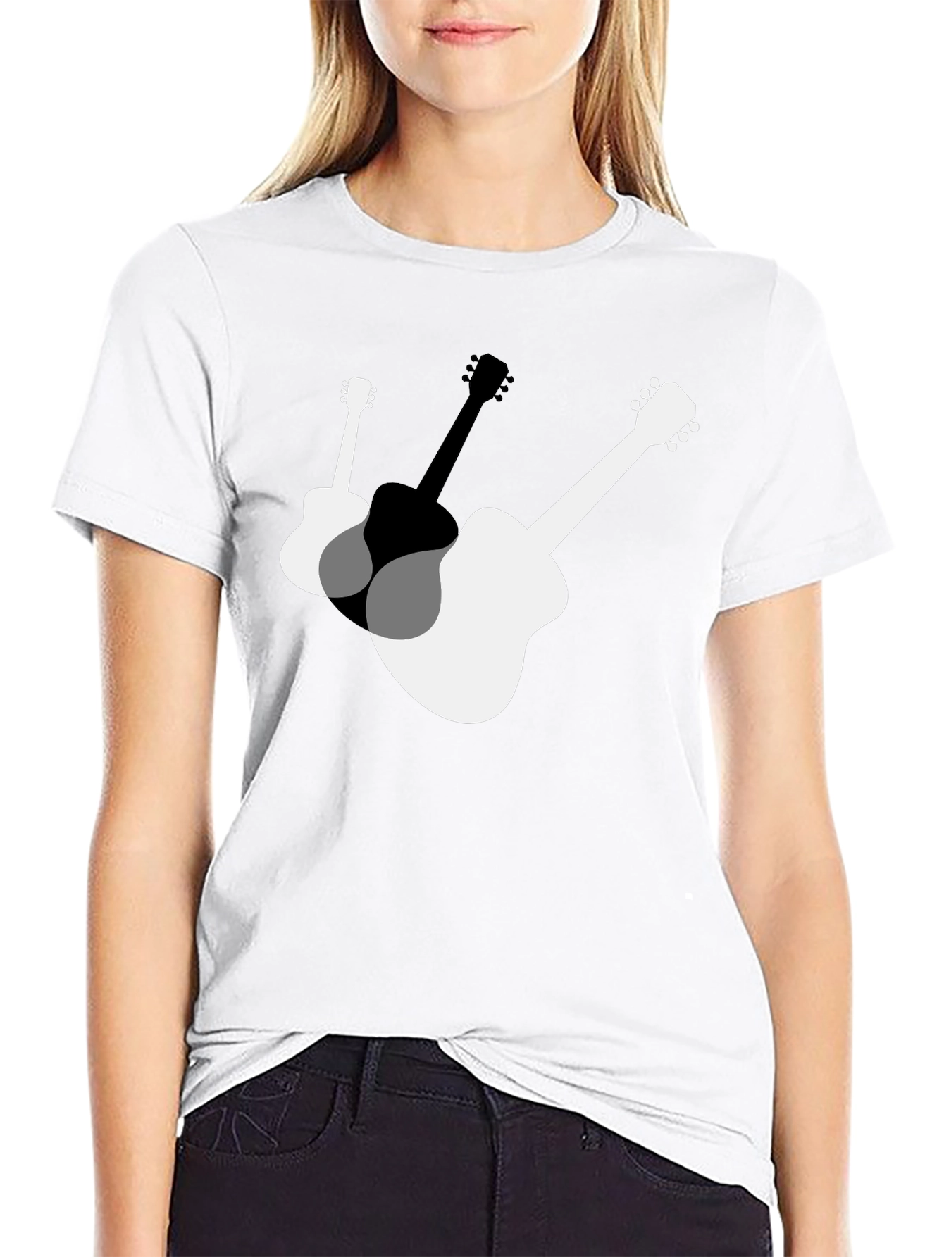 Guitar Graphic Tee - Music Lovers T-Shirt