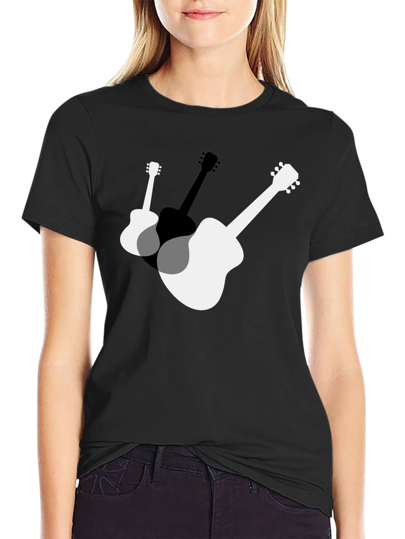 Guitar Graphic Tee - Music Lovers T-Shirt