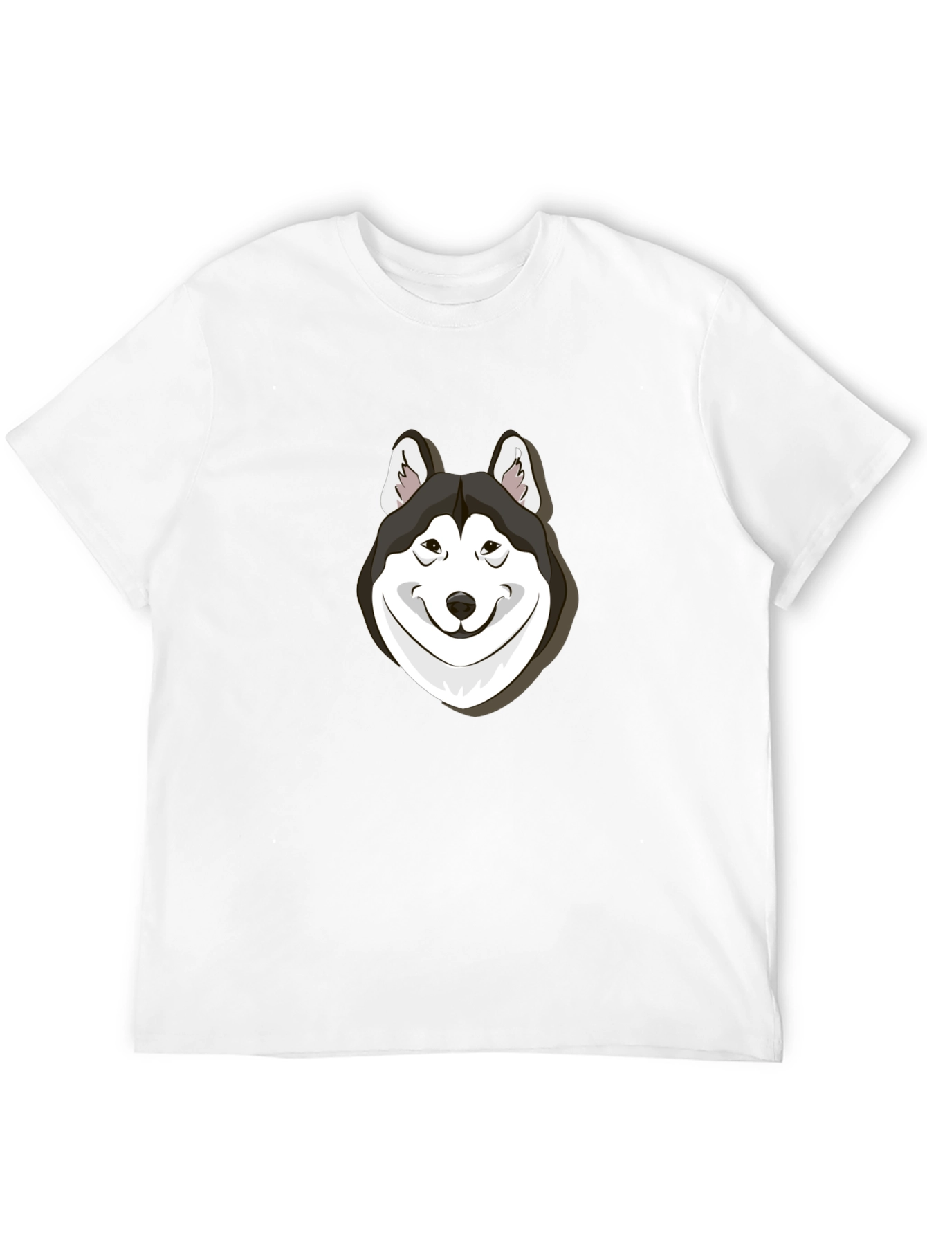 Husky Dog Graphic T-Shirt - Soft Cotton Blend Tee