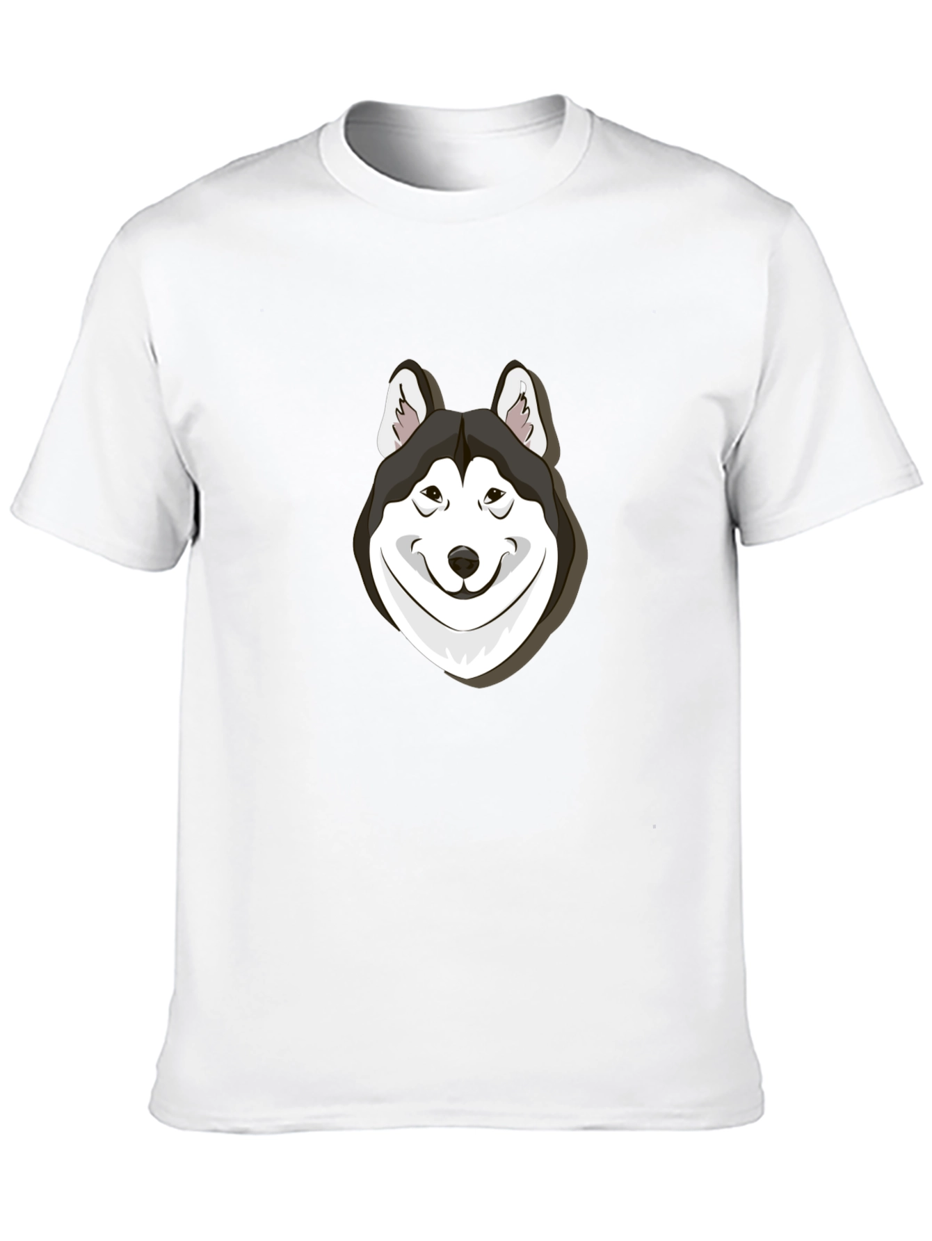 Husky Dog Graphic T-Shirt - Soft Cotton Blend Tee