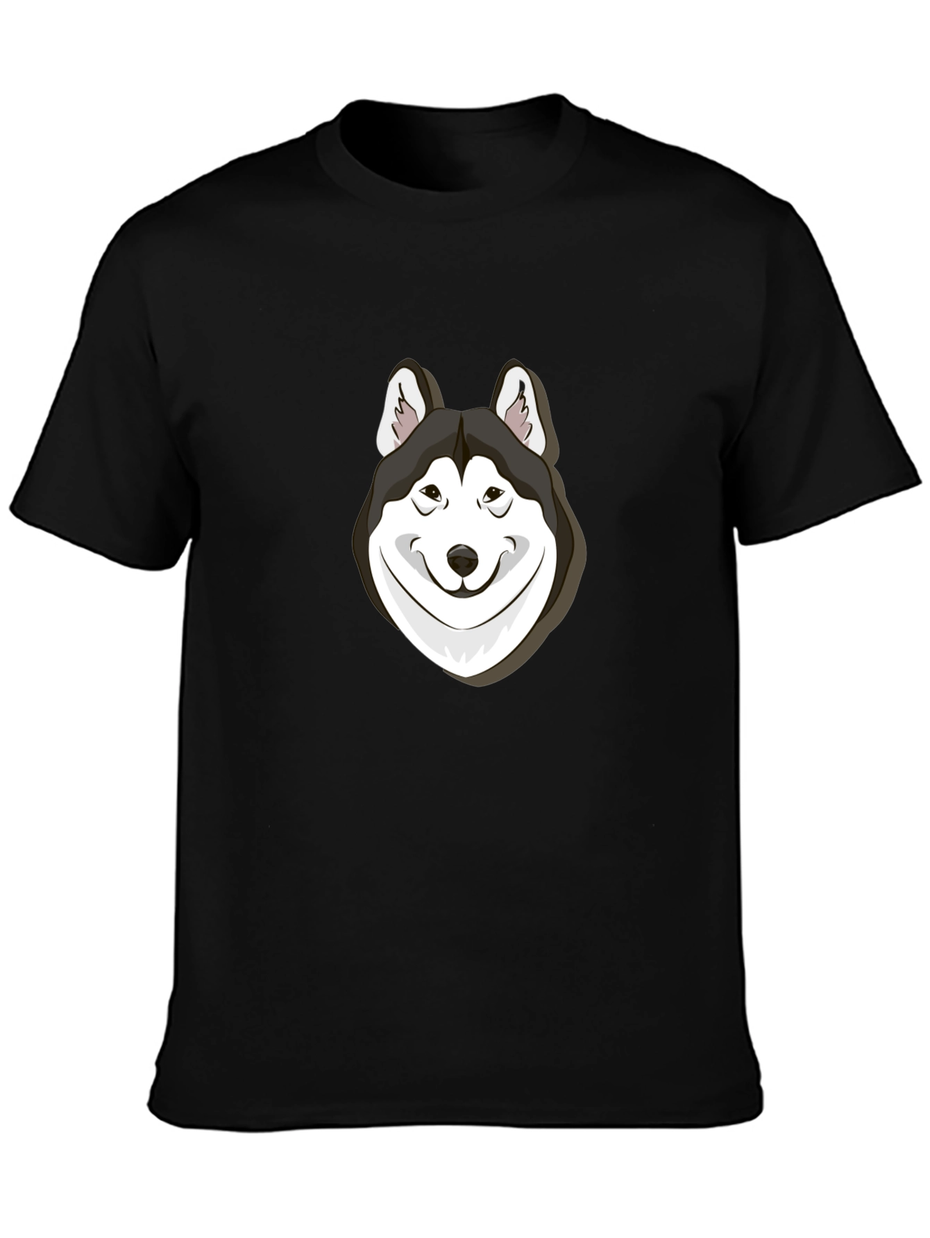 Husky Dog Graphic T-Shirt - Soft Cotton Blend Tee