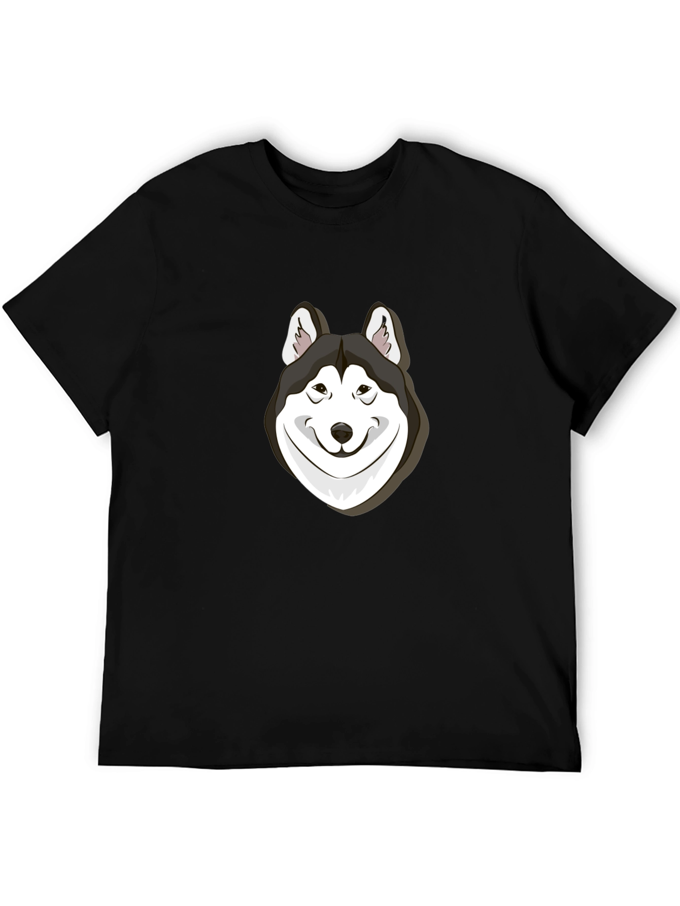 Husky Dog Graphic T-Shirt - Soft Cotton Blend Tee
