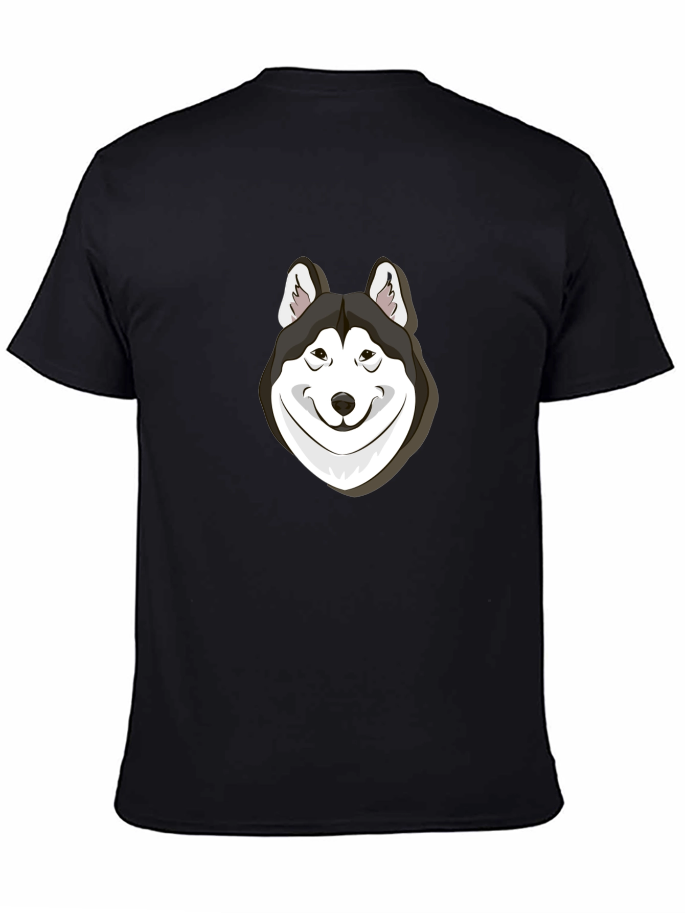 Husky Dog Graphic T-Shirt - Soft Cotton Blend Tee