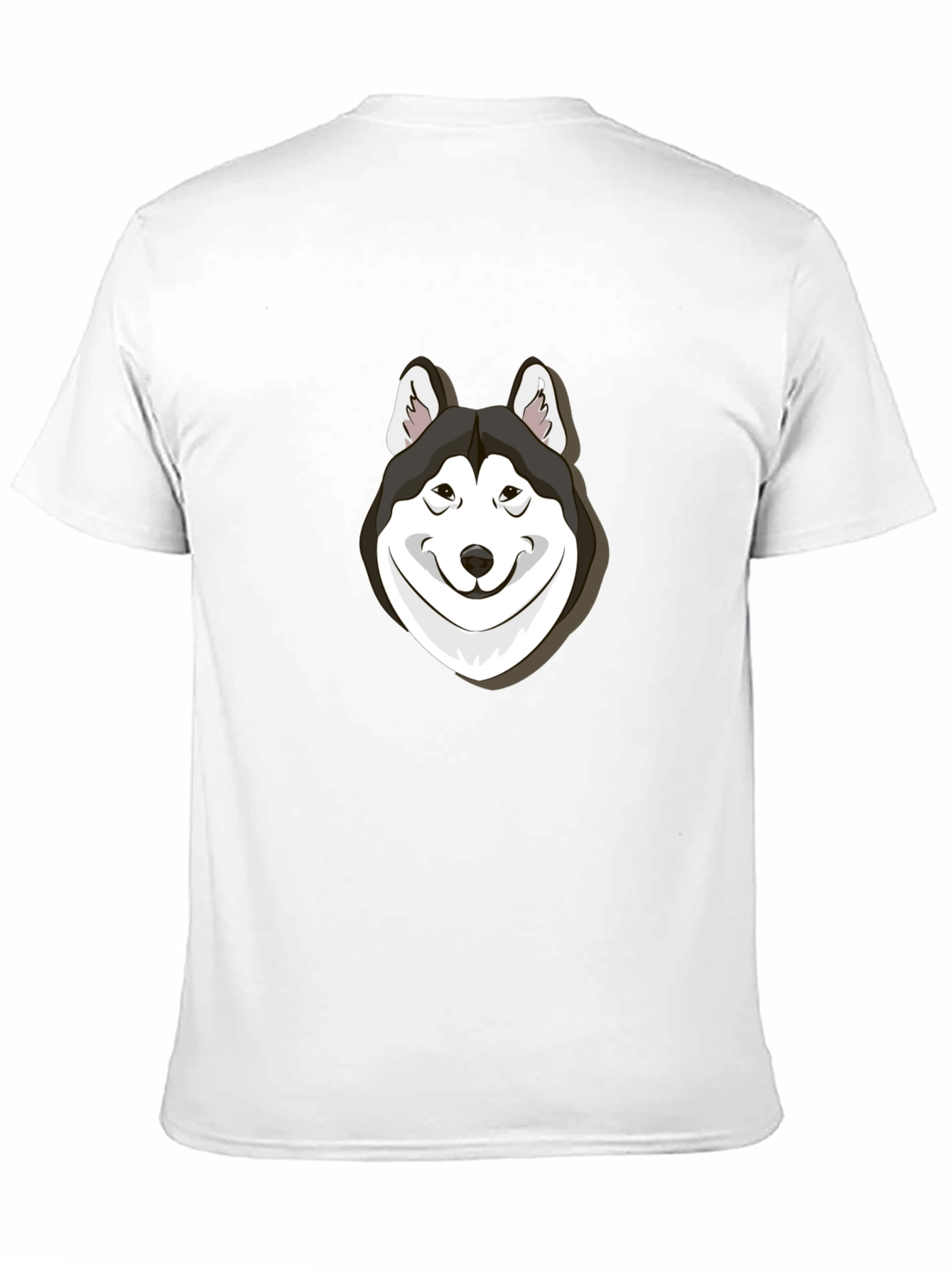 Husky Dog Graphic T-Shirt - Soft Cotton Blend Tee