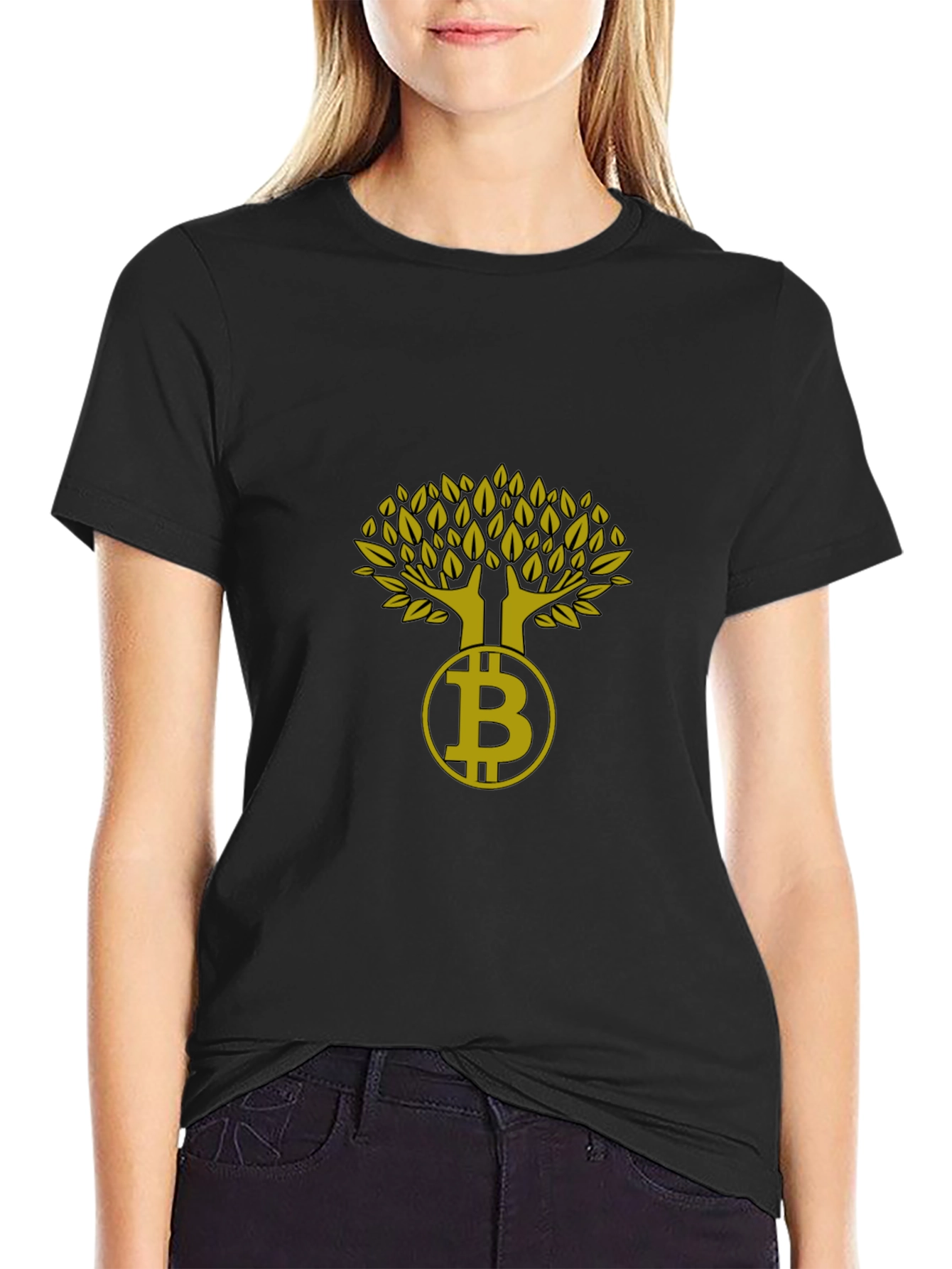 Bitcoin Tree Graphic Tee - Crypto Investor Fashion