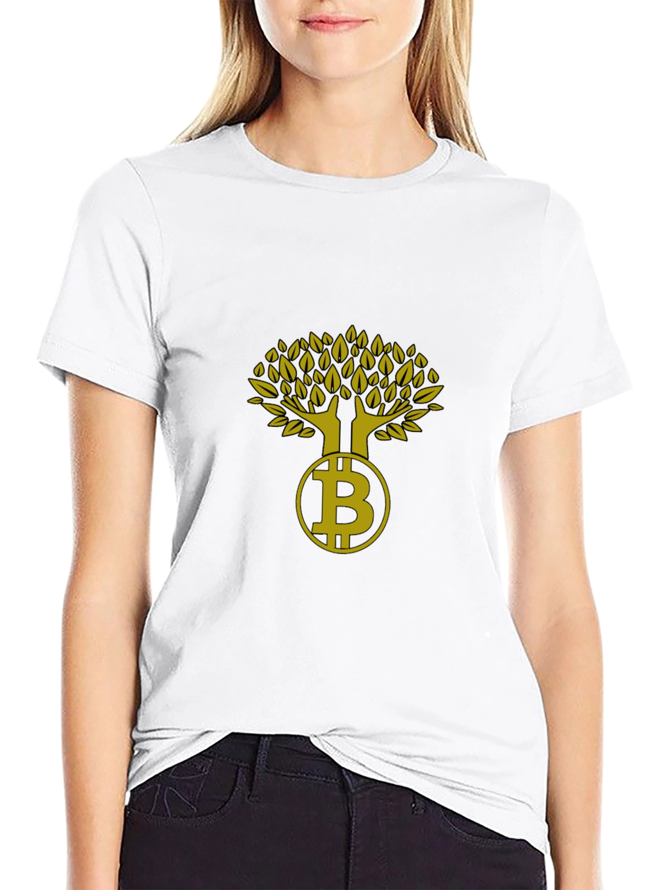 Bitcoin Tree Graphic Tee - Crypto Investor Fashion